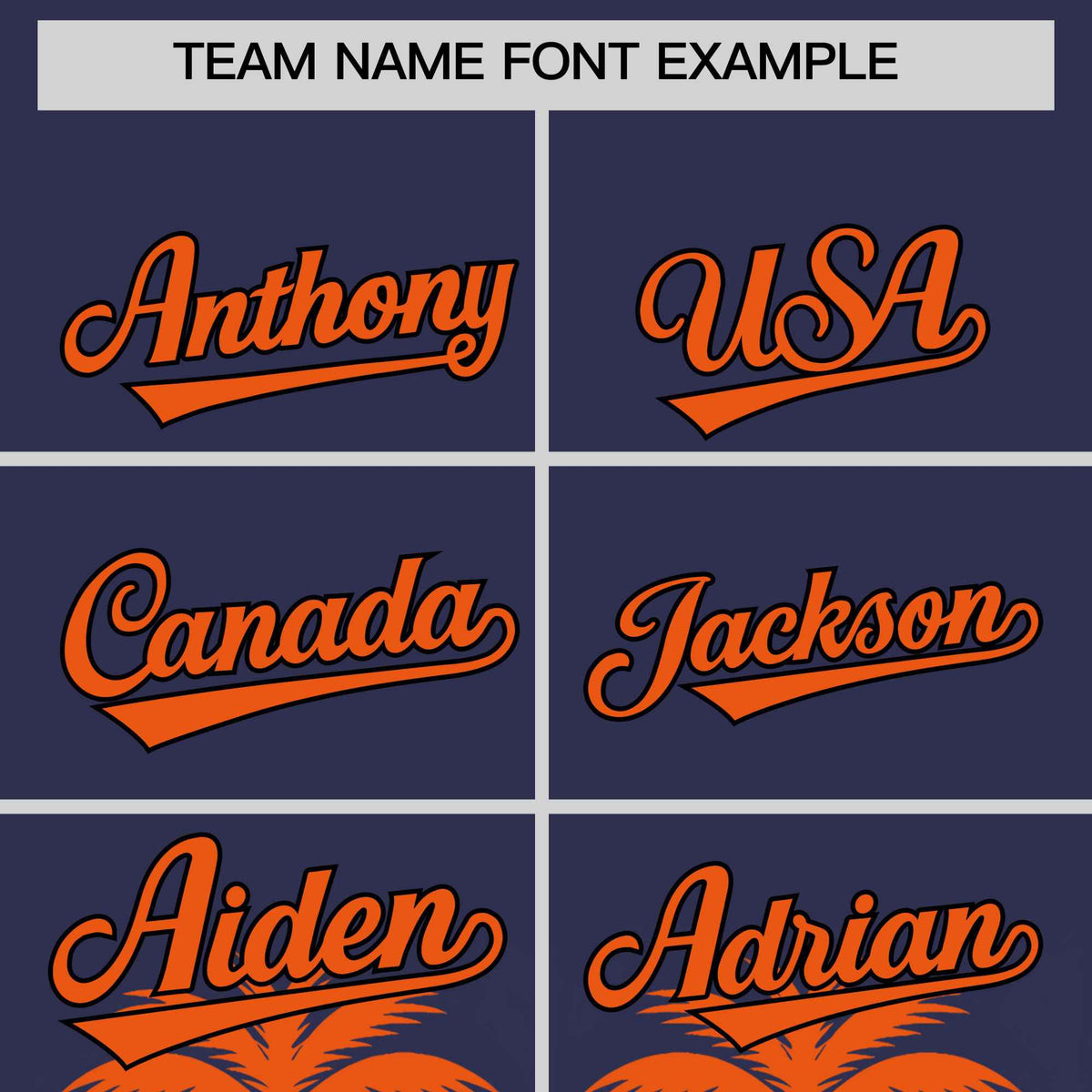 Custom Navy Orange Graffiti Pattern Personalized Bossinia Style Authentic Baseball Jersey| KXKSHOP
