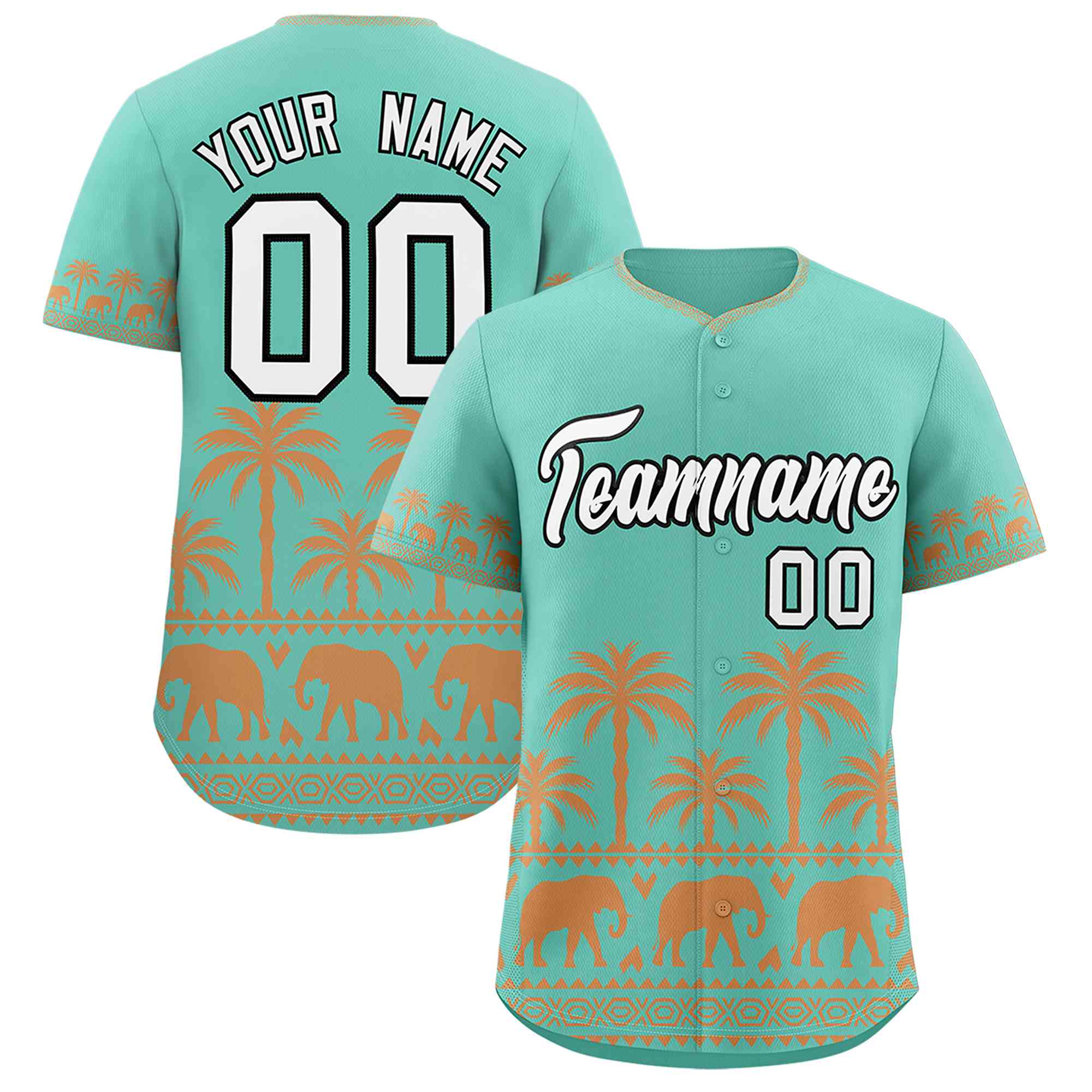 Custom Bright Green Desert Yellow Graffiti Pattern Personalized Bossinia Style Authentic Baseball Jersey| KXKSHOP