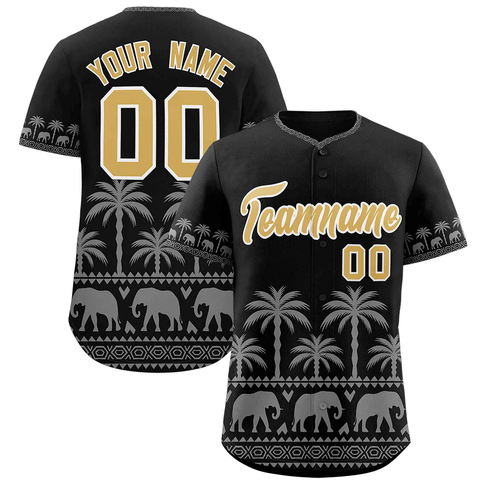 Custom Black Gray Graffiti Pattern Personalized Bossinia Style Authentic Baseball Jersey| KXKSHOP