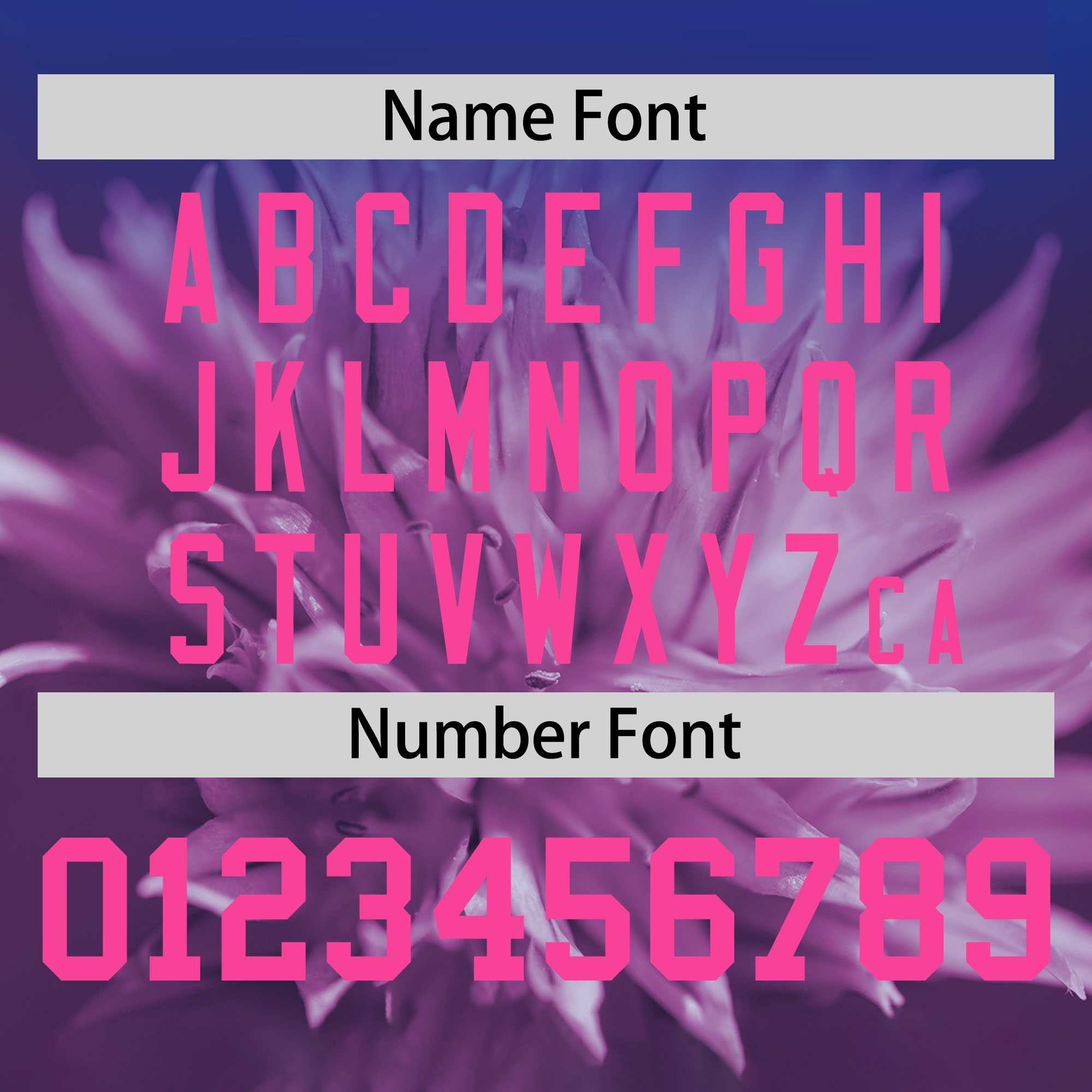 Custom Royal Personalized 3D Flower Design Authentic Baseball Jersey | KXKSHOP