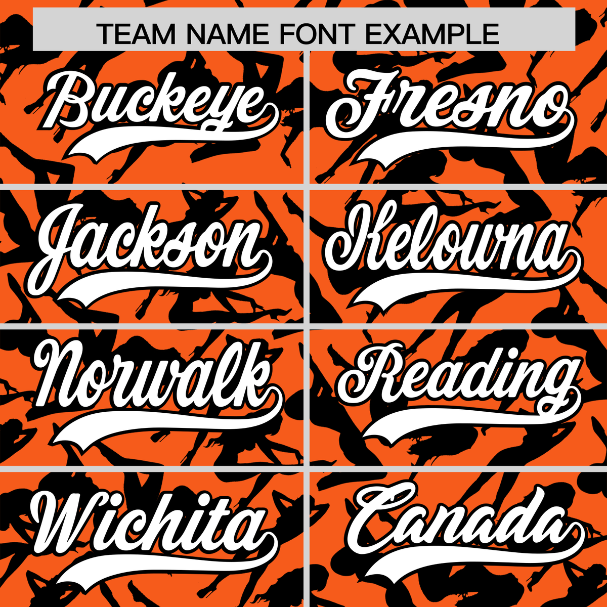 Custom Orange Black Playboy Graffiti Pattern Authentic Baseball Jersey| KXKSHOP