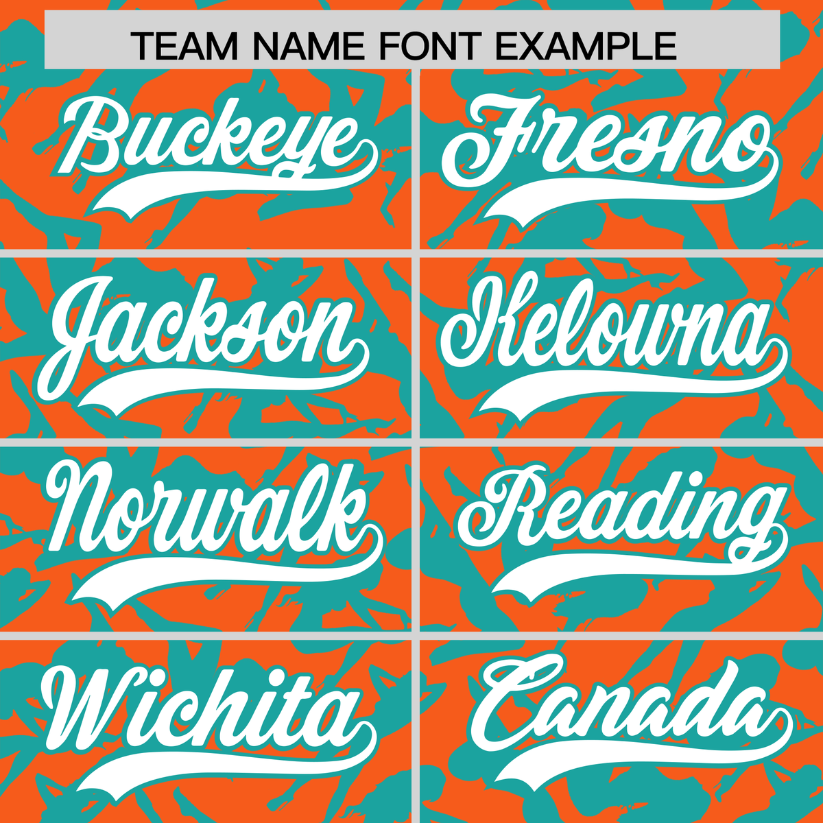 Custom Orange Aqua Playboy Graffiti Pattern Authentic Baseball Jersey| KXKSHOP