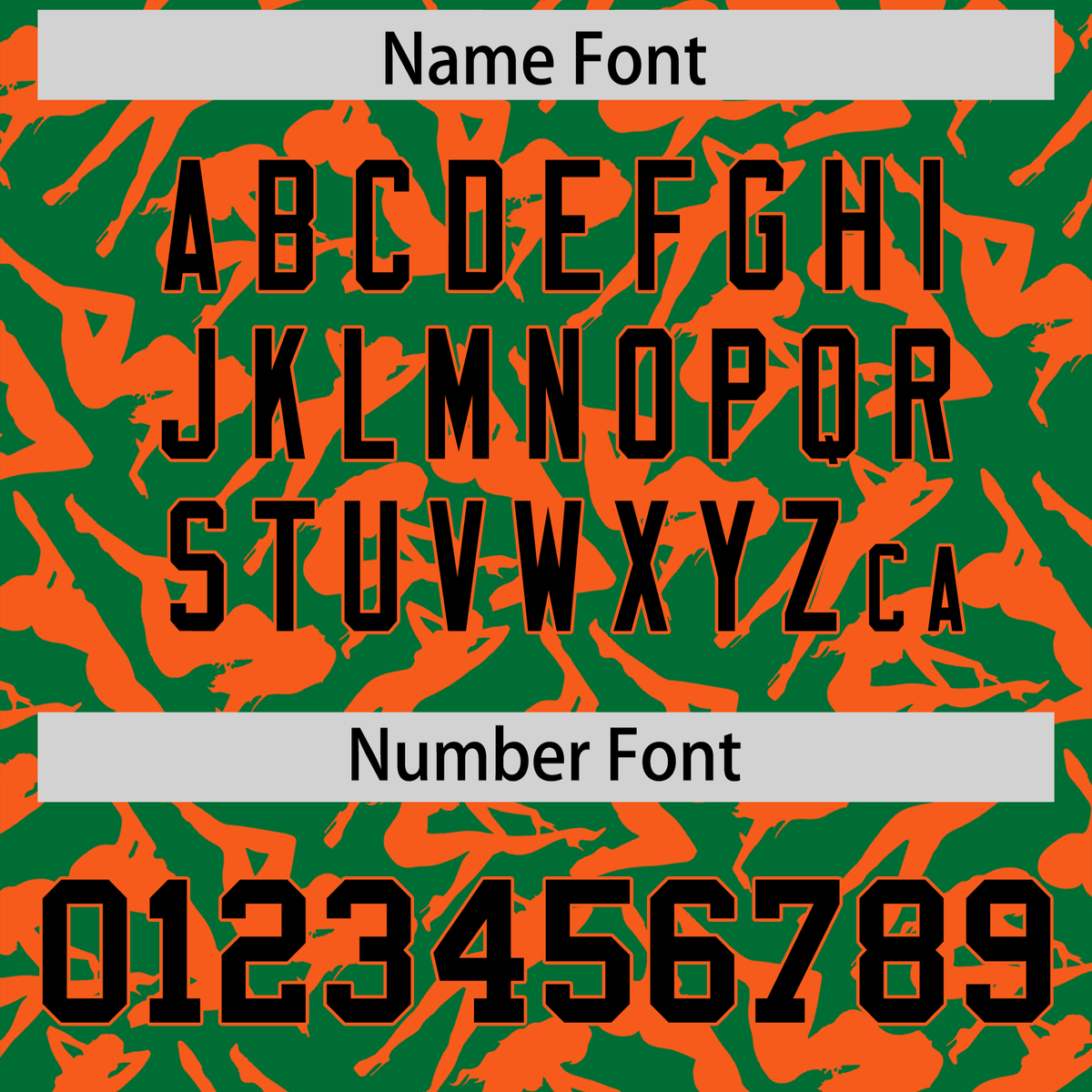 Custom Kelly Green Orange Playboy Graffiti Pattern Authentic Baseball Jersey| KXKSHOP