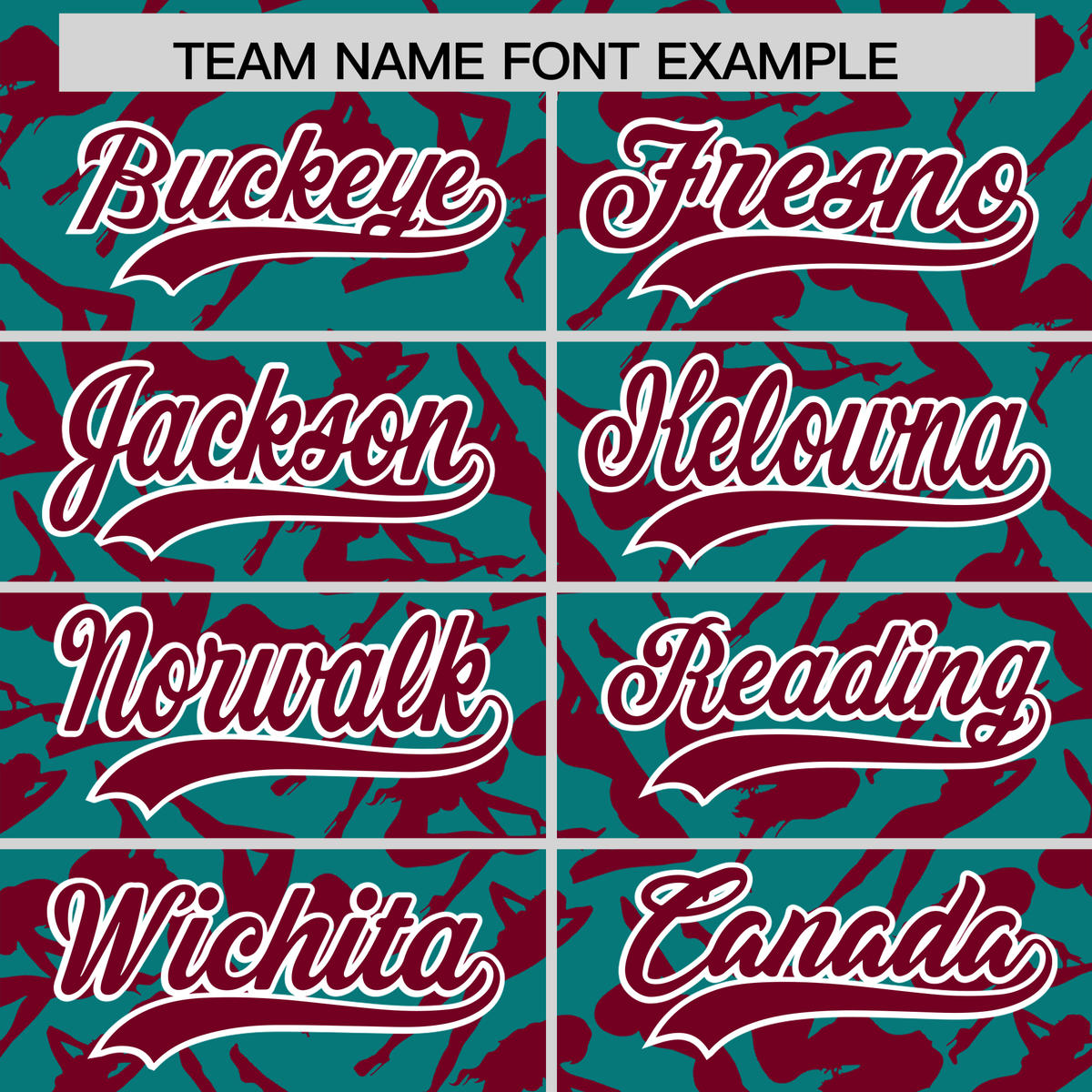 Custom Aqua Crimson Playboy Graffiti Pattern Authentic Baseball Jersey| KXKSHOP