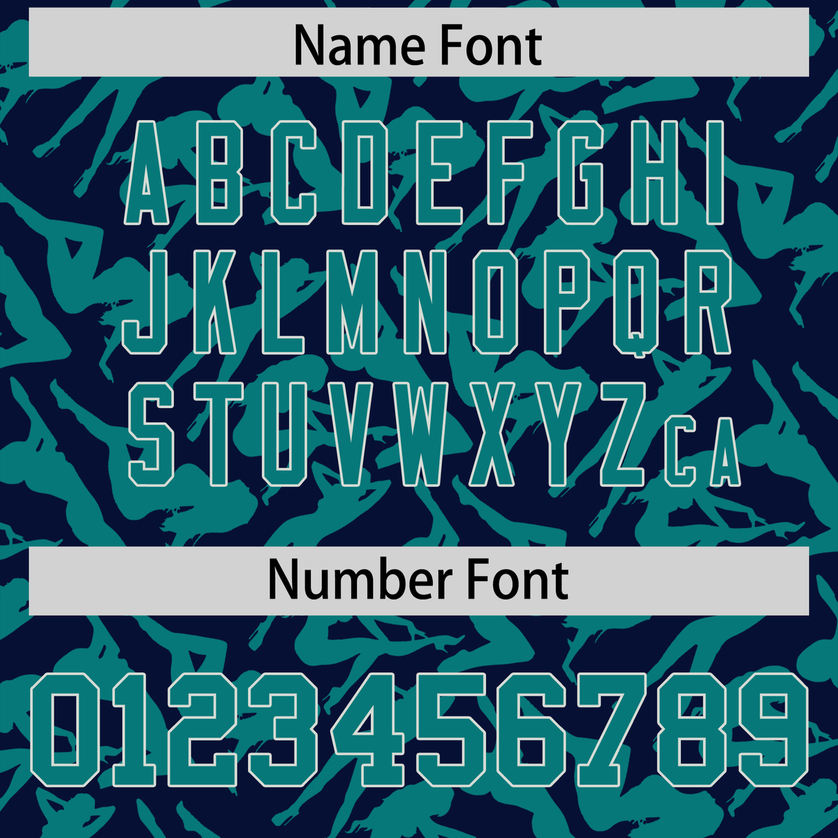 Custom Navy Aqua Playboy Graffiti Pattern Authentic Baseball Jersey| KXKSHOP