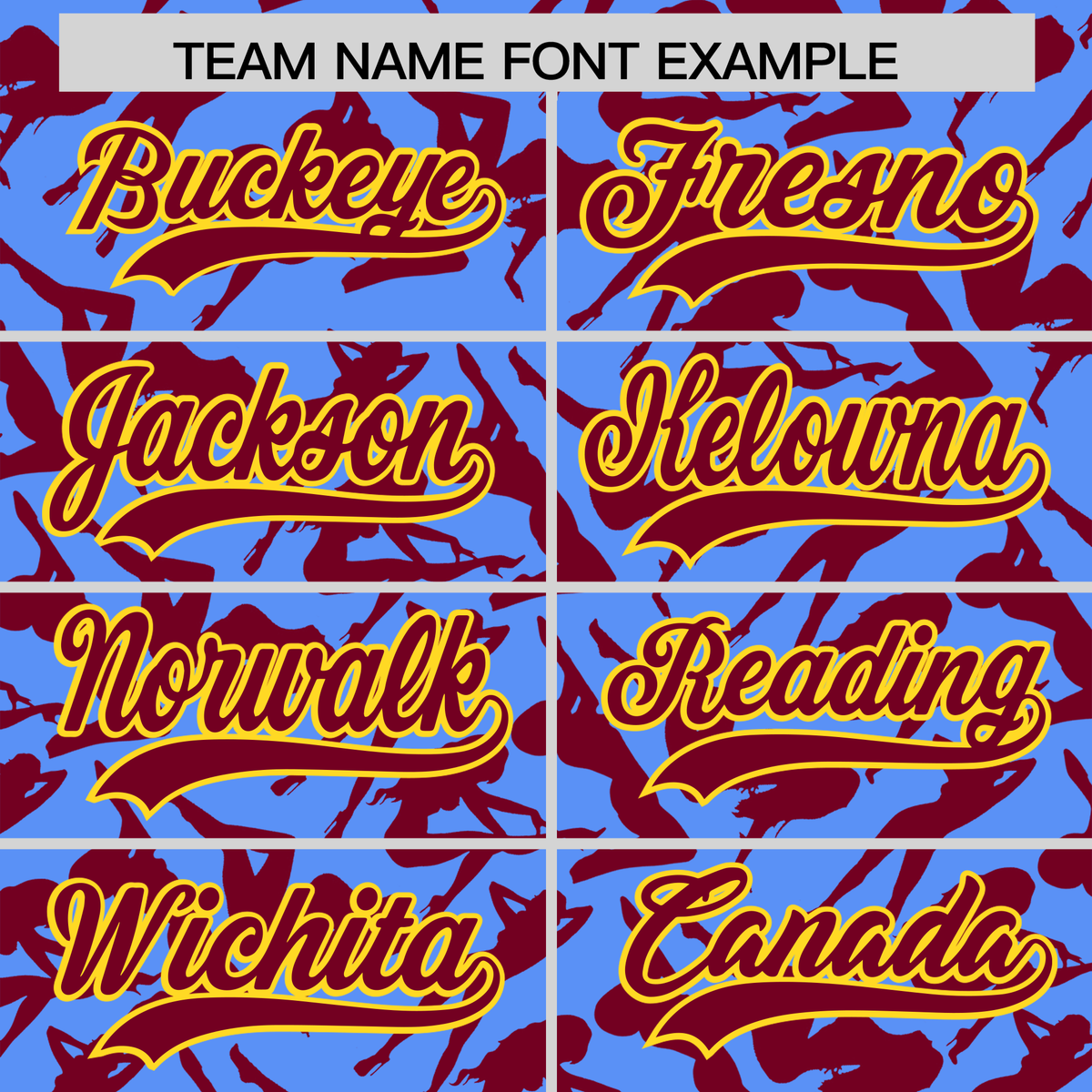 Custom Powder Blue Crimson Playboy Graffiti Pattern Authentic Baseball Jersey| KXKSHOP