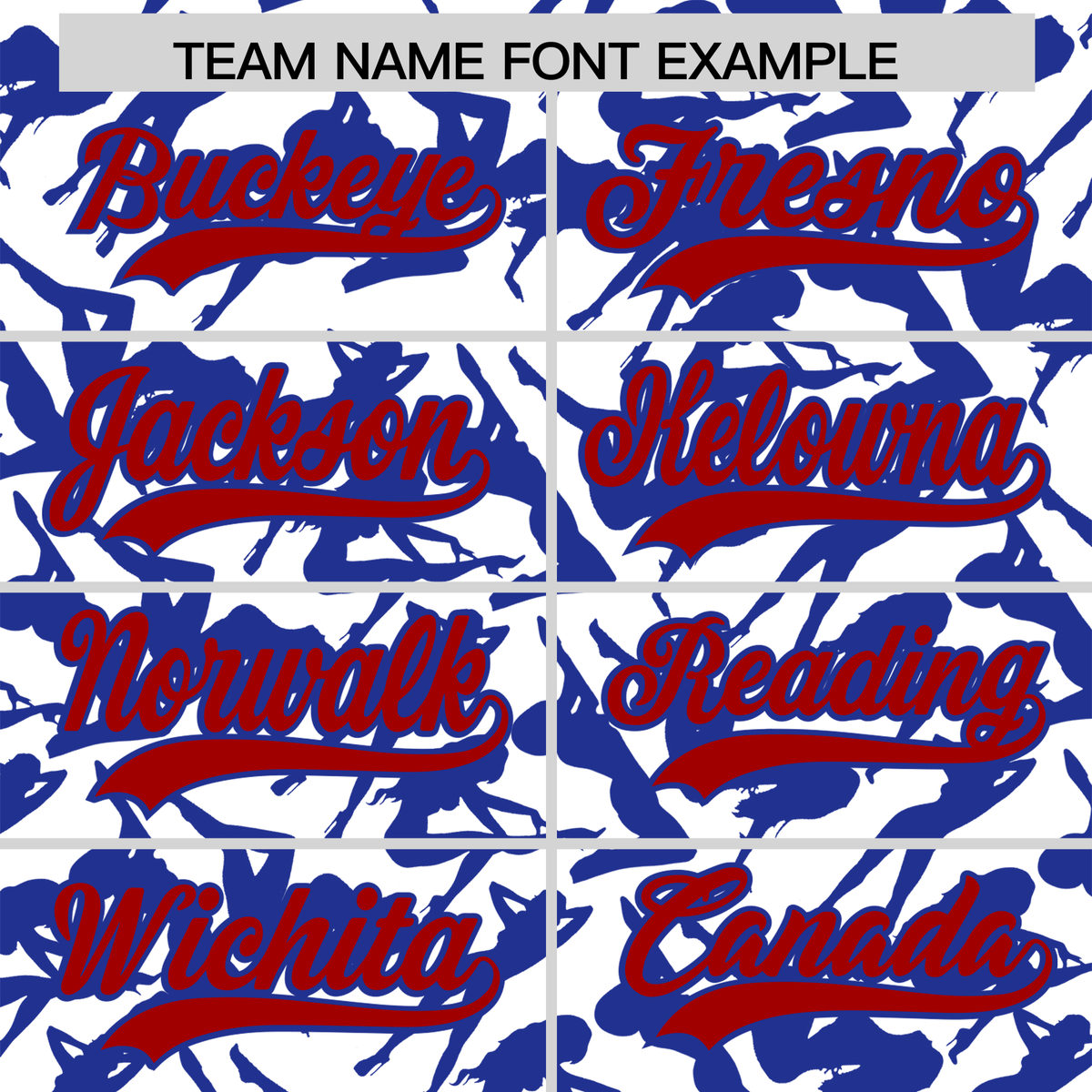 Custom White Royal Playboy Graffiti Pattern Authentic Baseball Jersey| KXKSHOP