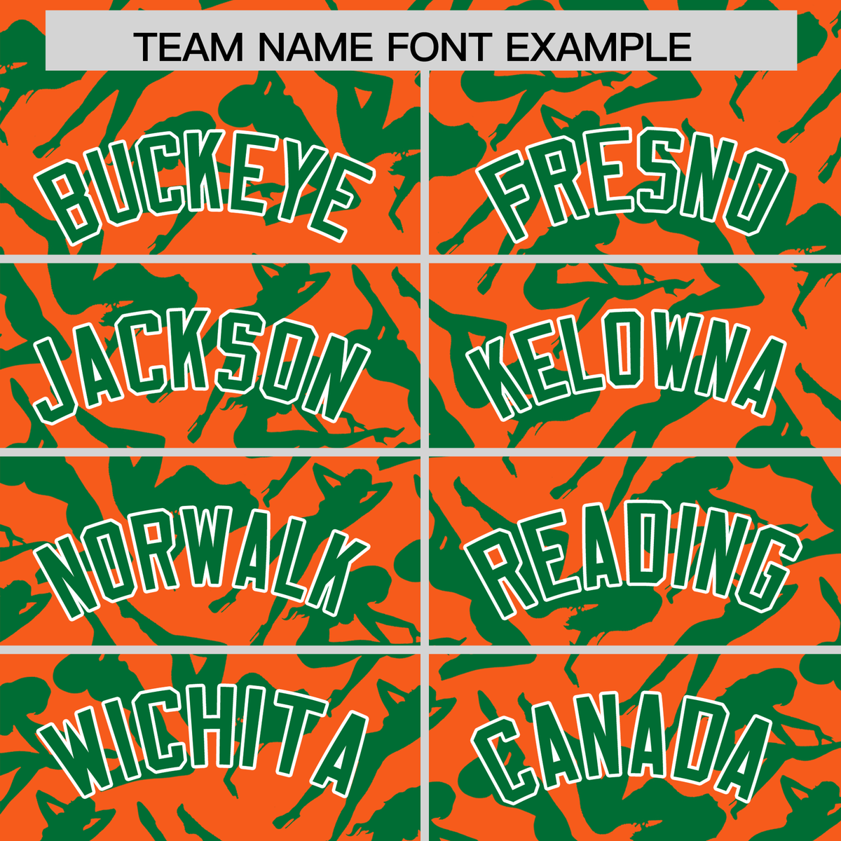 Custom Orange Kelly Green Playboy Graffiti Pattern Authentic Baseball Jersey| KXKSHOP