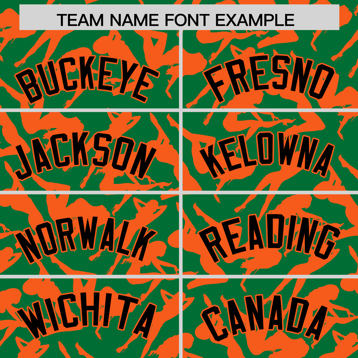 Custom Kelly Green Orange Playboy Graffiti Pattern Authentic Baseball Jersey| KXKSHOP