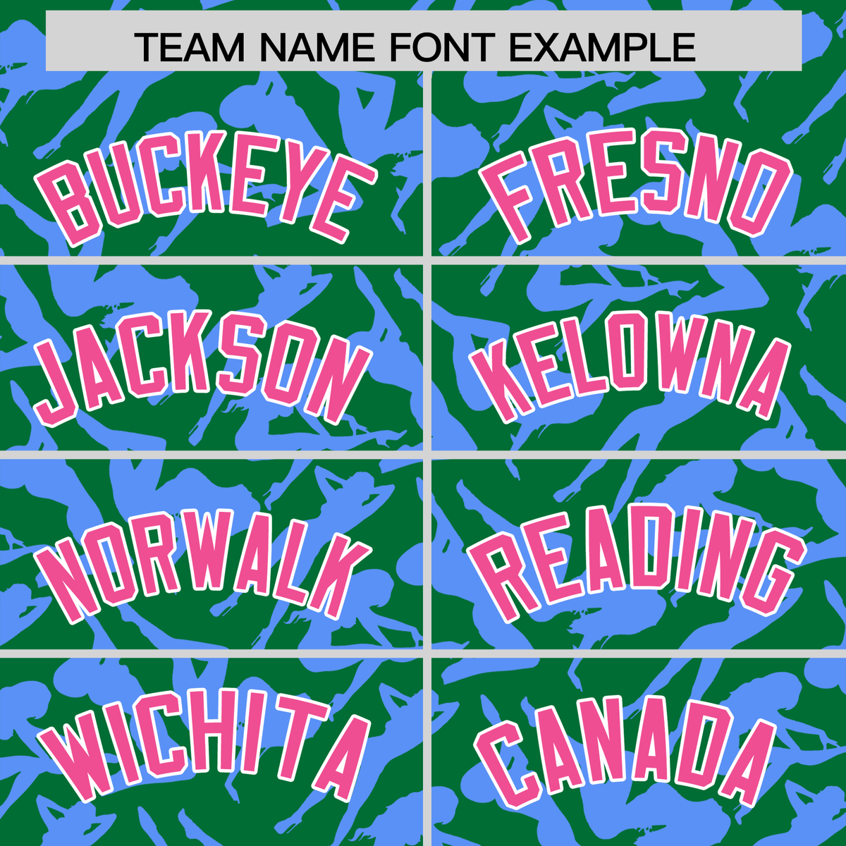 Custom Kelly Green Powder Blue Playboy Graffiti Pattern Authentic Baseball Jersey| KXKSHOP