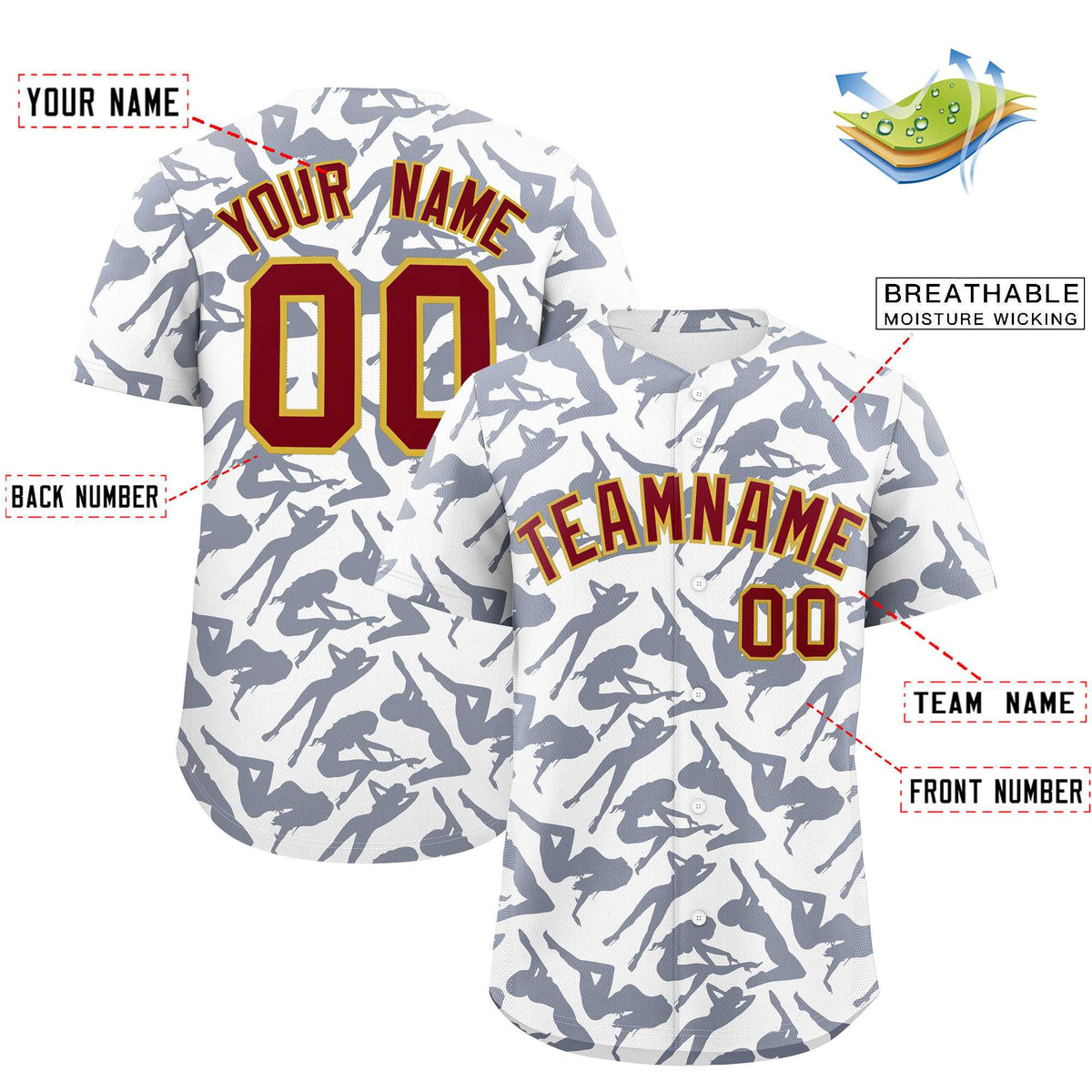 Custom White Navy Playboy Graffiti Pattern Authentic Baseball Jersey| KXKSHOP