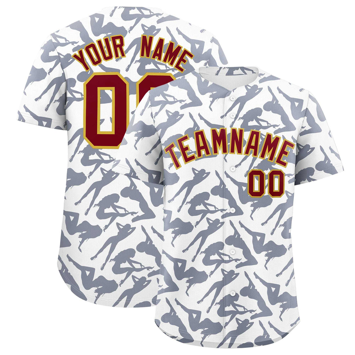 Custom White Navy Playboy Graffiti Pattern Authentic Baseball Jersey| KXKSHOP