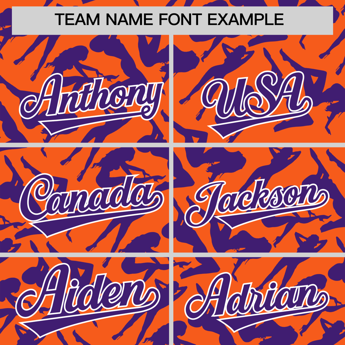 Custom Orange Purple Playboy Graffiti Pattern Authentic Baseball Jersey| KXKSHOP