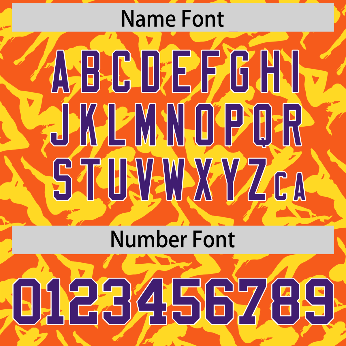 Custom Orange Gold Playboy Graffiti Pattern Authentic Baseball Jersey| KXKSHOP