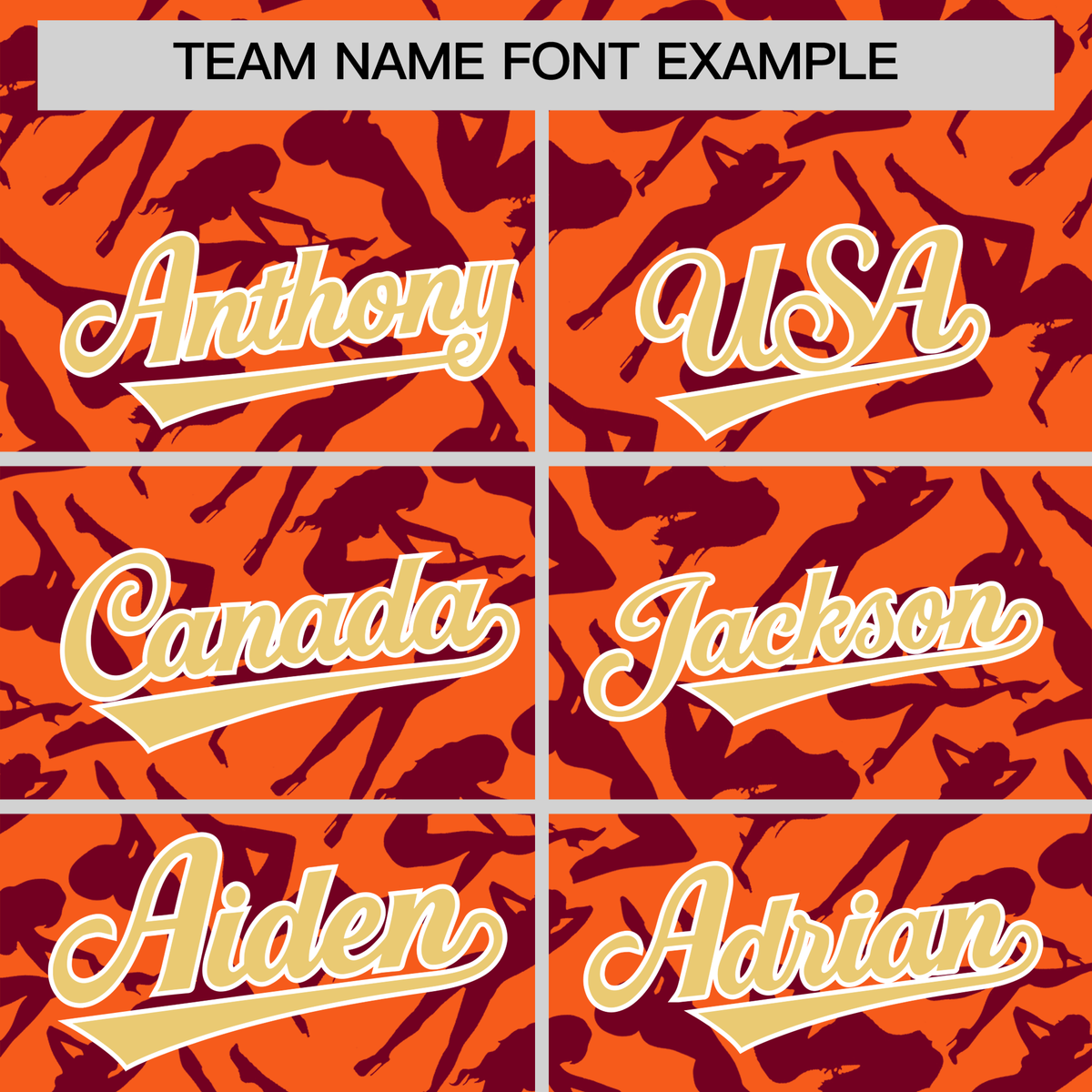 Custom Orange Crimson Playboy Graffiti Pattern Authentic Baseball Jersey| KXKSHOP