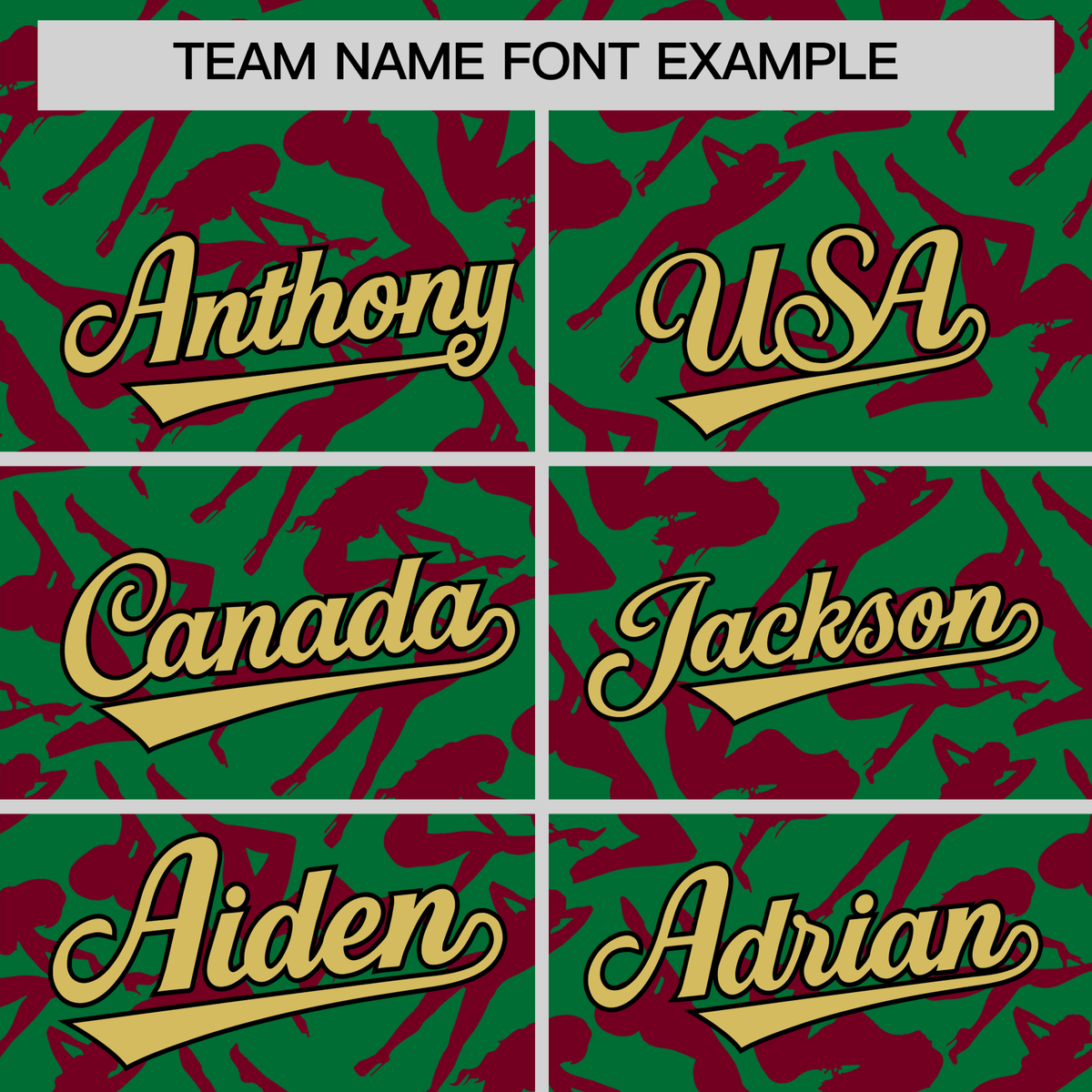 Custom Kelly Green Crimson Playboy Graffiti Pattern Authentic Baseball Jersey| KXKSHOP