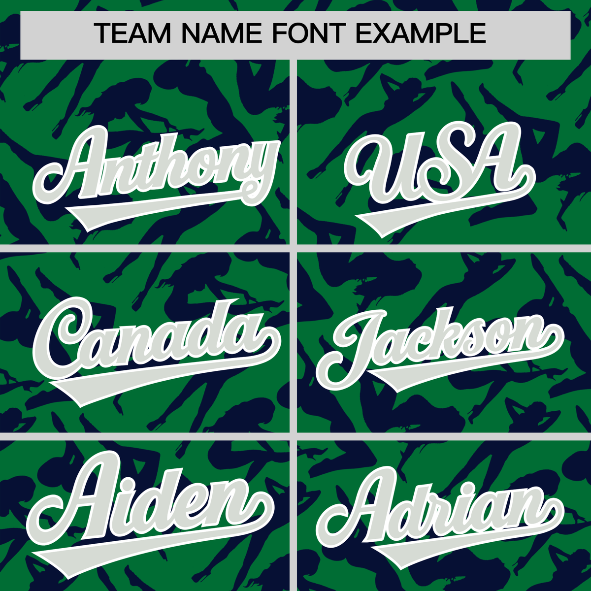 Custom Kelly Green Navy Playboy Graffiti Pattern Authentic Baseball Jersey| KXKSHOP