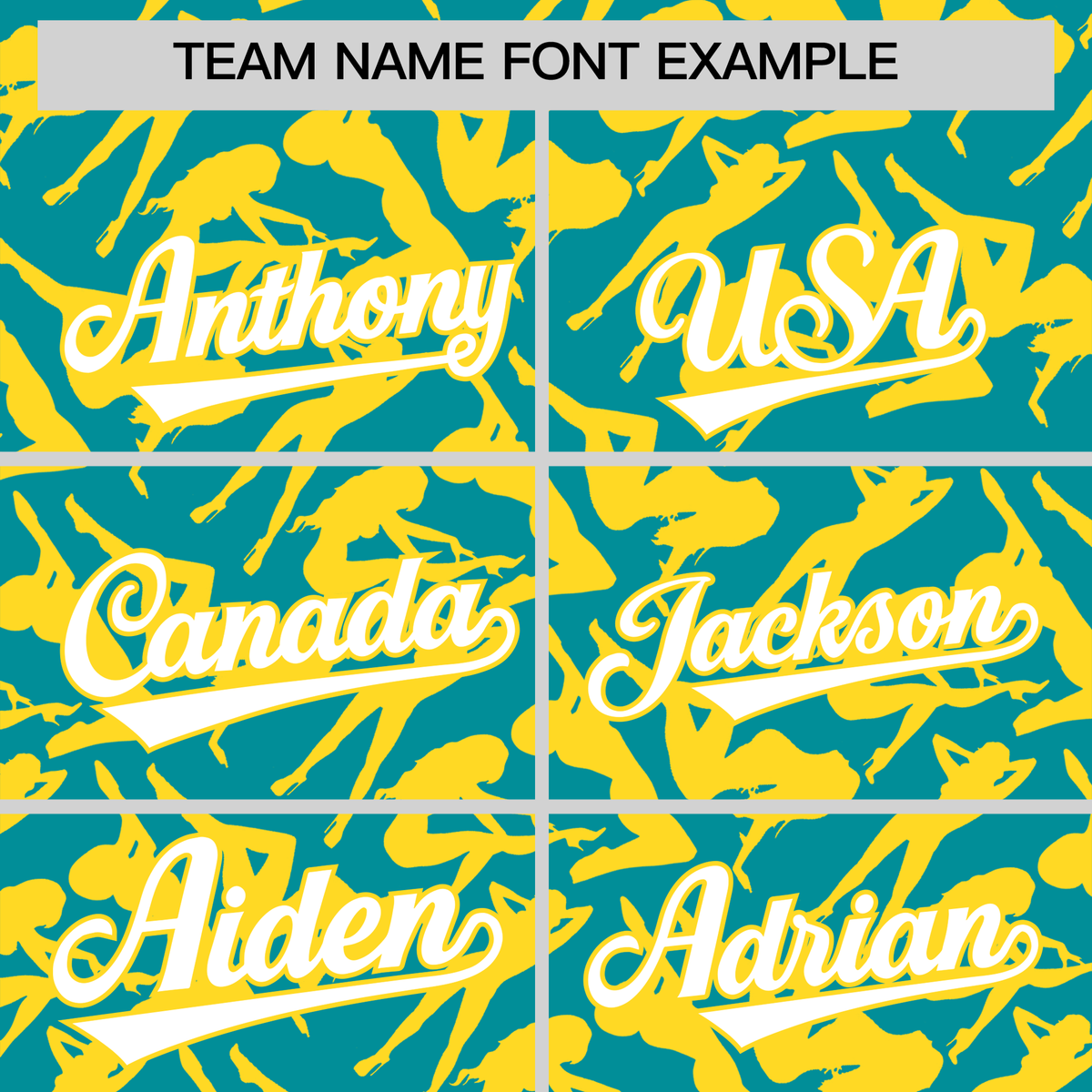 Custom Teal Gold Playboy Graffiti Pattern Authentic Baseball Jersey| KXKSHOP