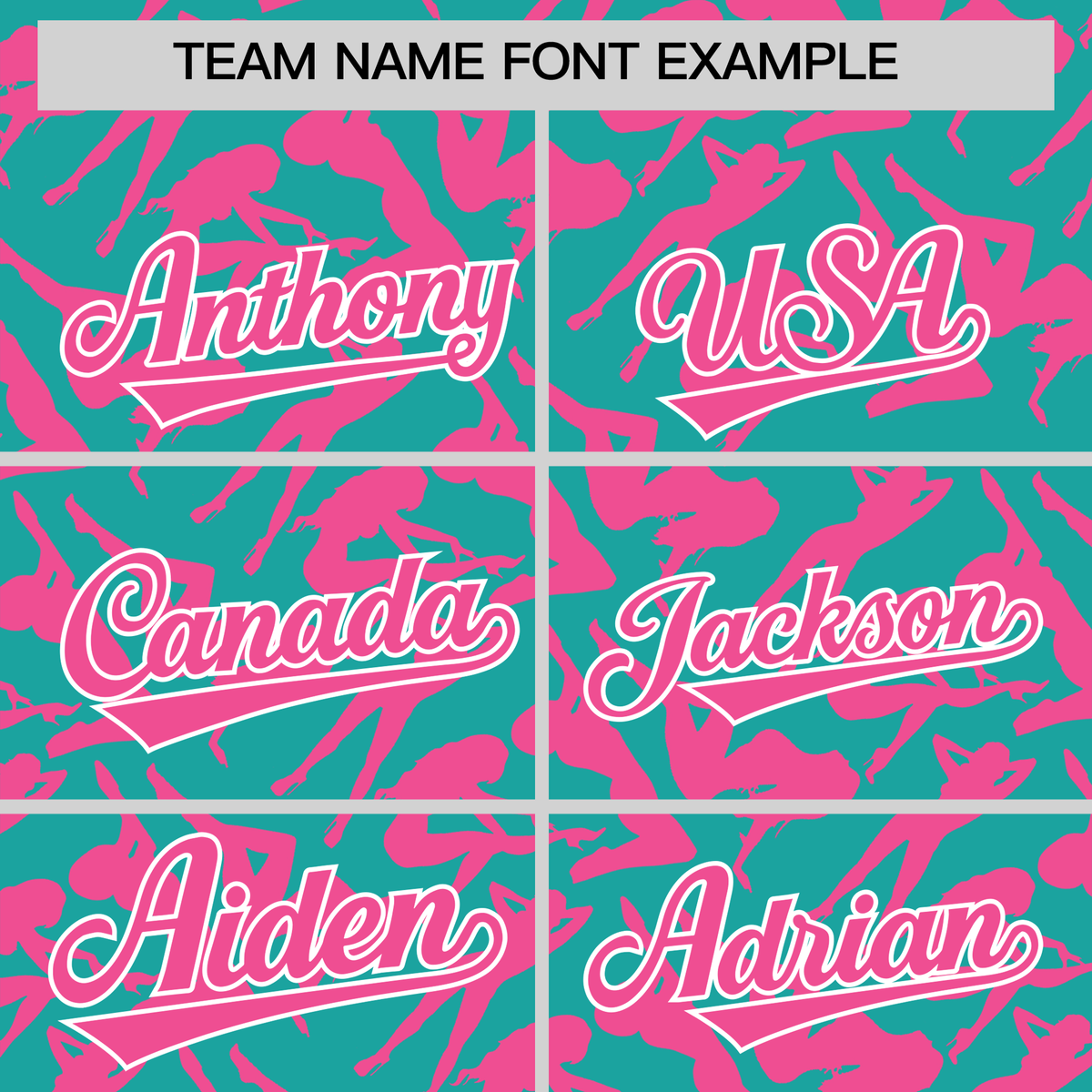 Custom Aqua Pink Playboy Graffiti Pattern Authentic Baseball Jersey| KXKSHOP