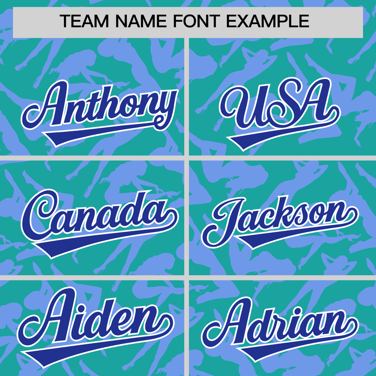 Custom Aqua Light Blue Playboy Graffiti Pattern Authentic Baseball Jersey| KXKSHOP