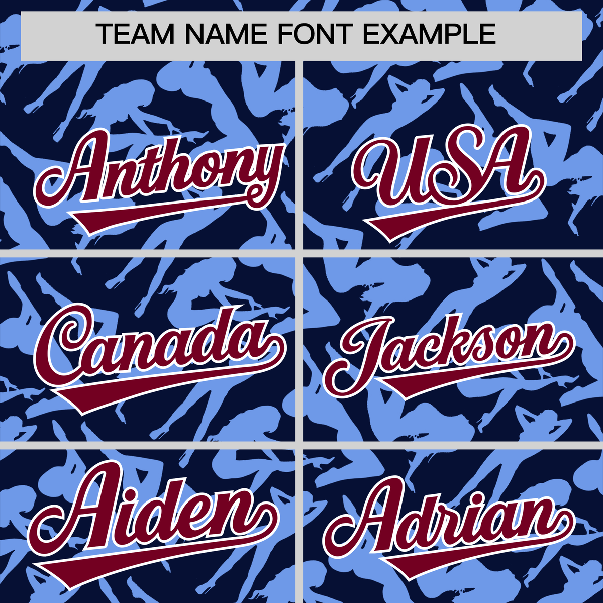 Custom Navy Light Blue Playboy Graffiti Pattern Authentic Baseball Jersey| KXKSHOP