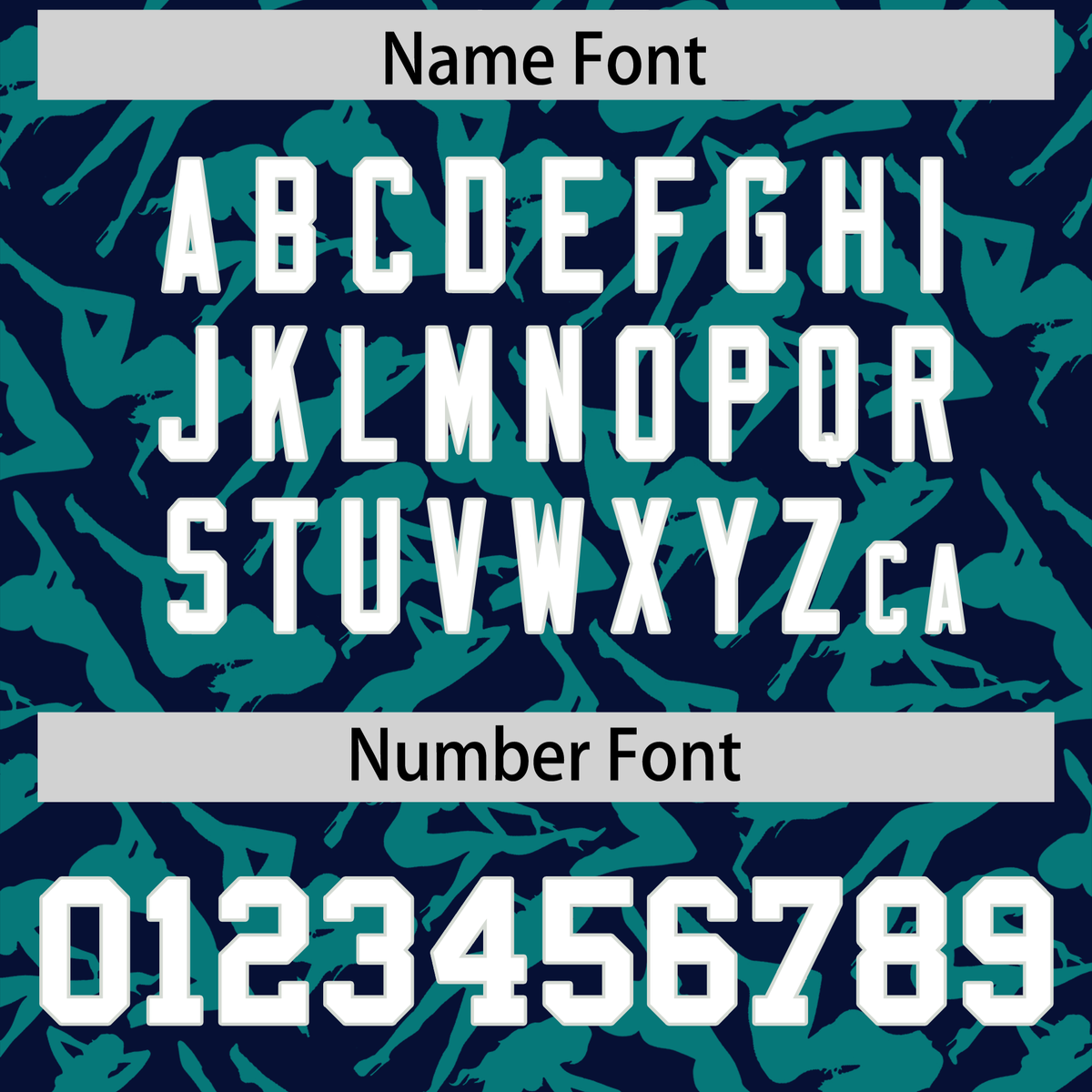 Custom Navy Aqua Playboy Graffiti Pattern Authentic Baseball Jersey| KXKSHOP