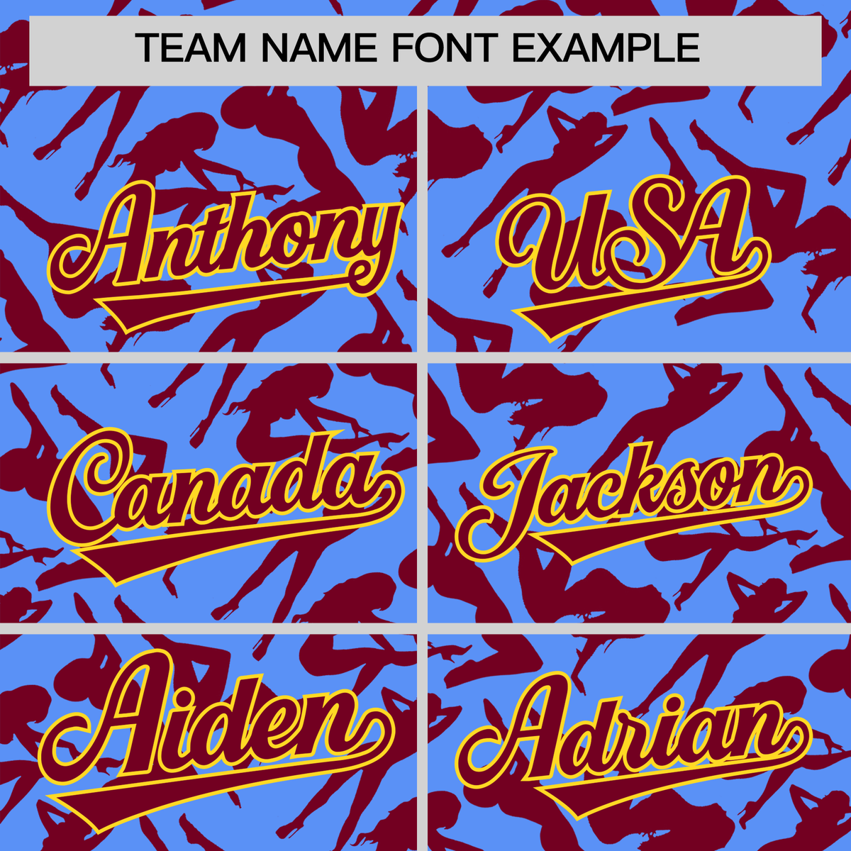 Custom Powder Blue Crimson Playboy Graffiti Pattern Authentic Baseball Jersey| KXKSHOP