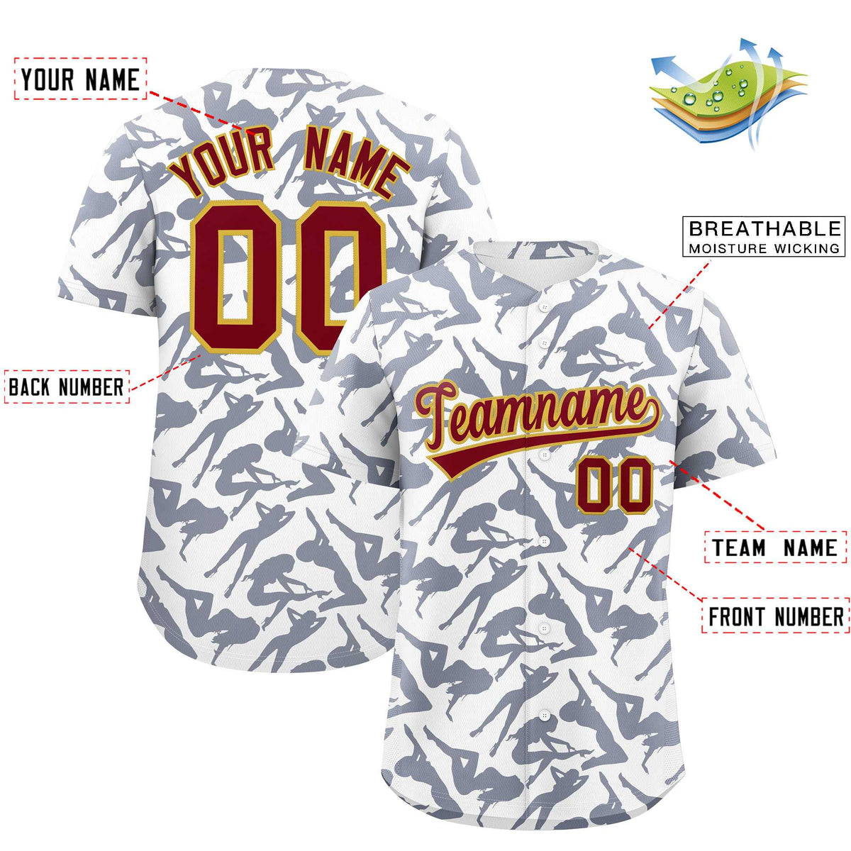 Custom White Navy Playboy Graffiti Pattern Authentic Baseball Jersey| KXKSHOP