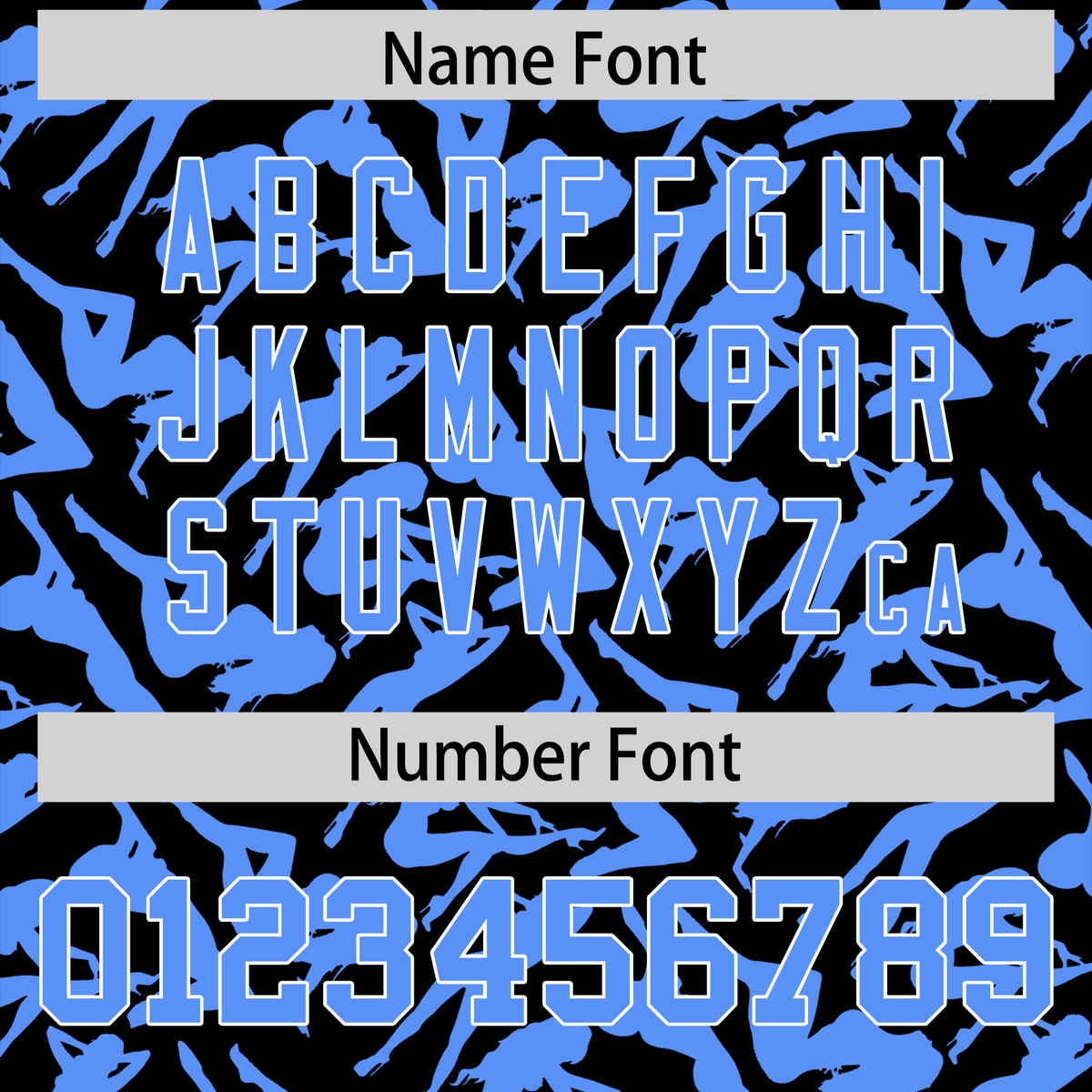 Custom Black Powder Blue Playboy Graffiti Pattern Authentic Baseball Jersey| KXKSHOP