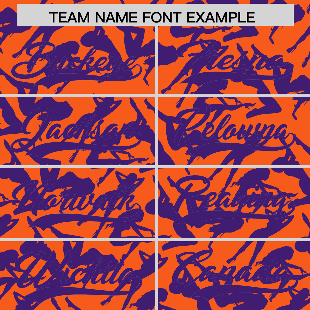 Custom Orange Purple Playboy Graffiti Pattern Authentic Baseball Jersey| KXKSHOP