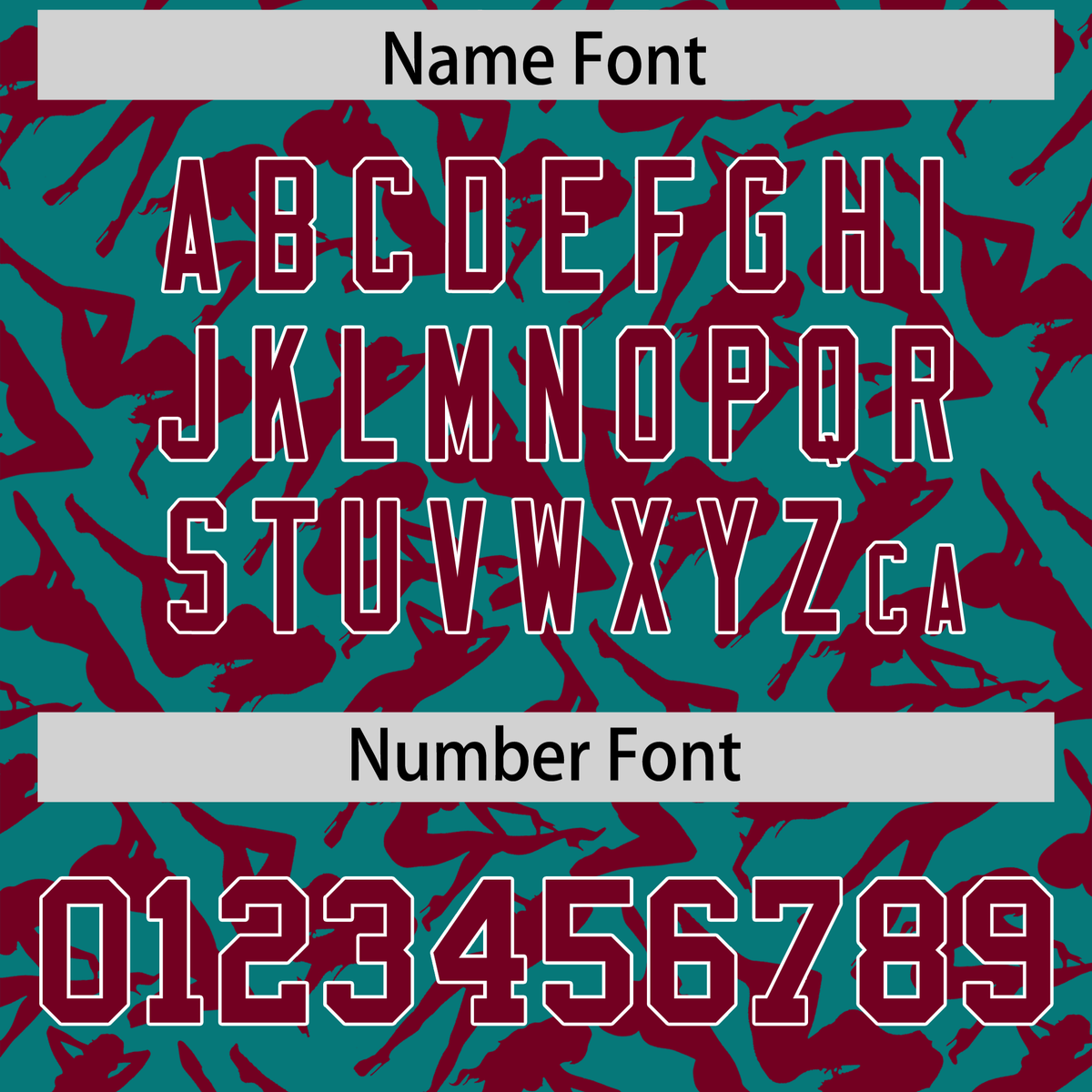 Custom Aqua Crimson Playboy Graffiti Pattern Authentic Baseball Jersey| KXKSHOP