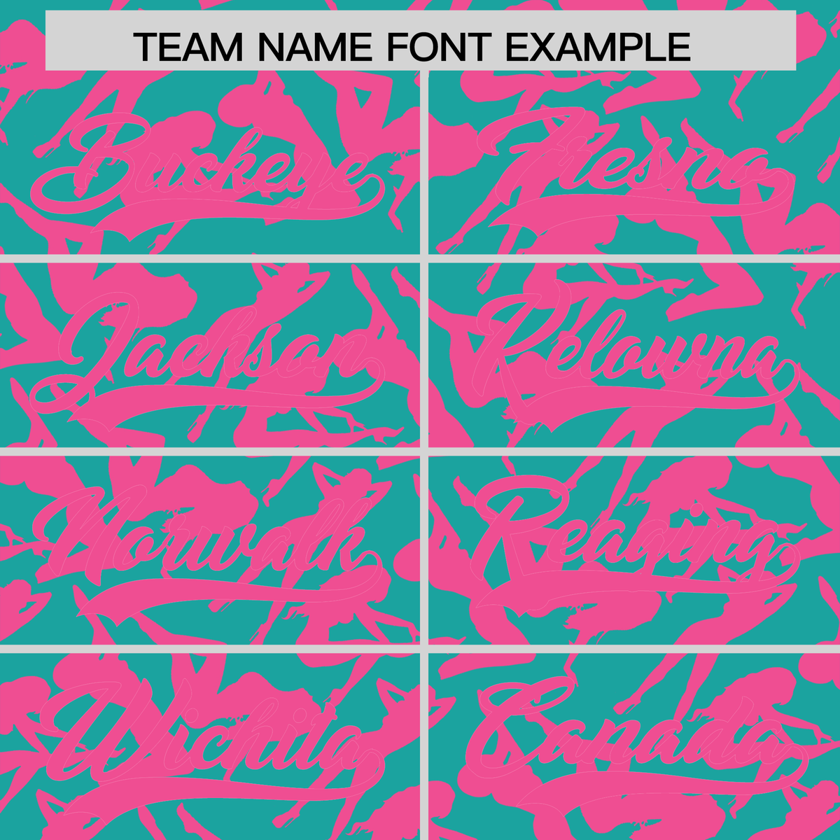 Custom Aqua Pink Playboy Graffiti Pattern Authentic Baseball Jersey| KXKSHOP