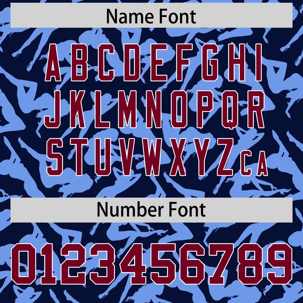 Custom Navy Light Blue Playboy Graffiti Pattern Authentic Baseball Jersey| KXKSHOP