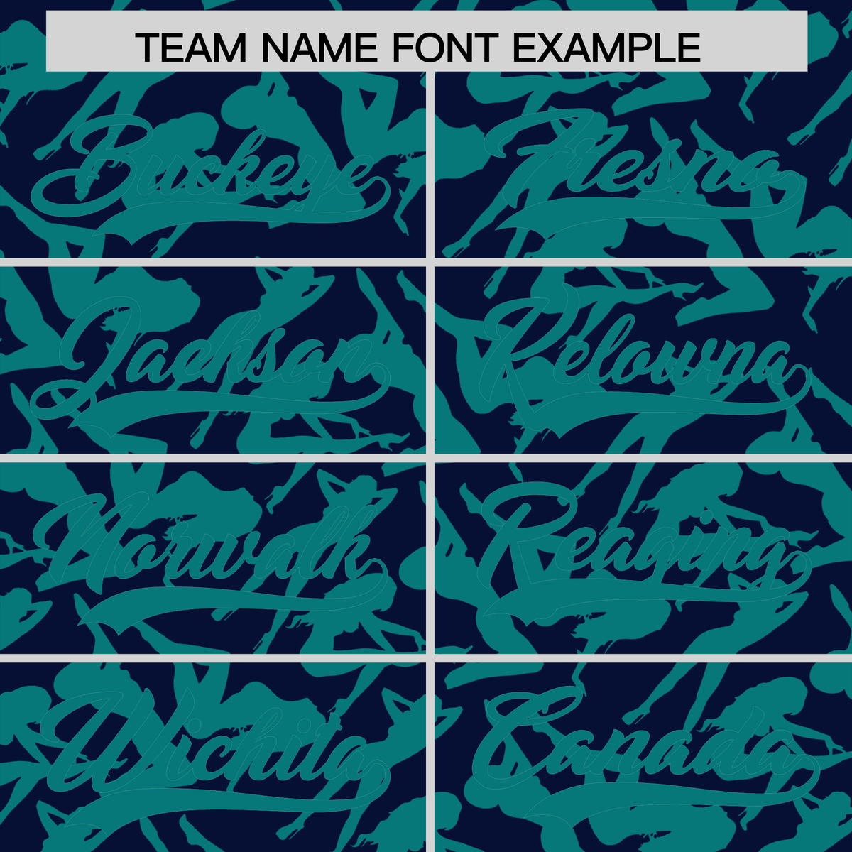 Custom Navy Aqua Playboy Graffiti Pattern Authentic Baseball Jersey| KXKSHOP