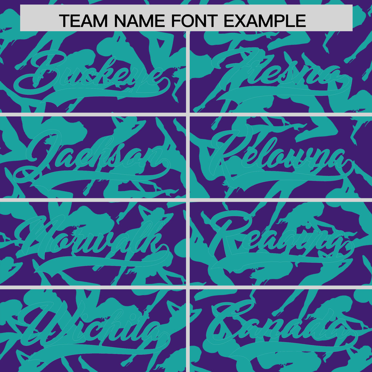 Custom Purple Aqua Playboy Graffiti Pattern Authentic Baseball Jersey| KXKSHOP