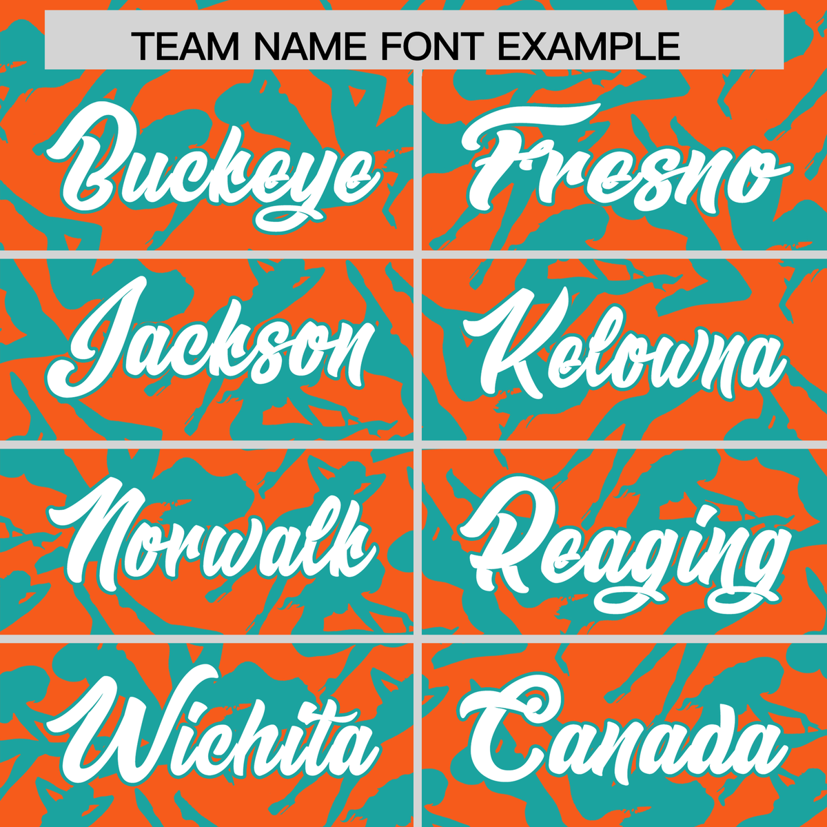 Custom Orange Aqua Playboy Graffiti Pattern Authentic Baseball Jersey| KXKSHOP