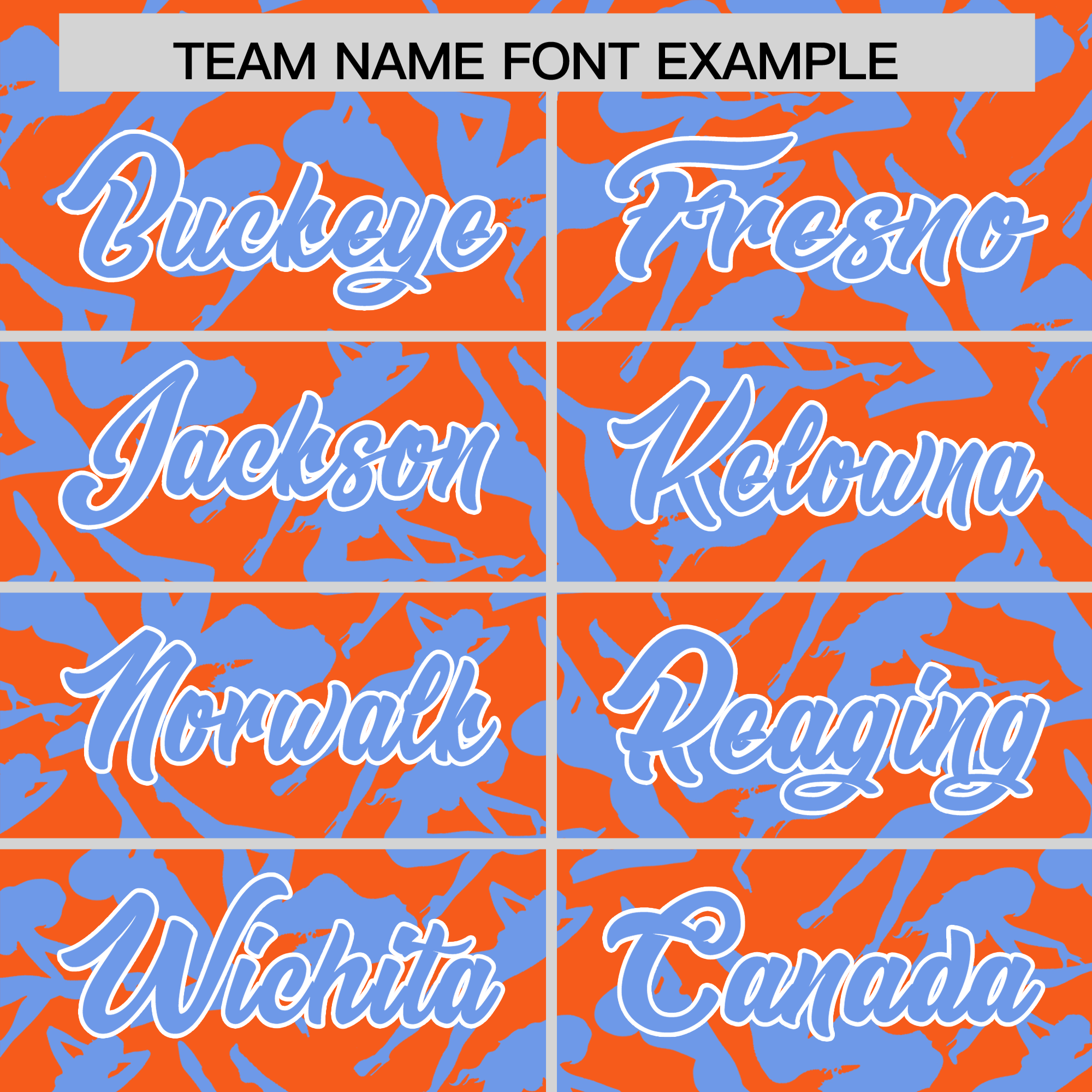 Custom Orange Light Blue Playboy Graffiti Pattern Authentic Baseball Jersey| KXKSHOP