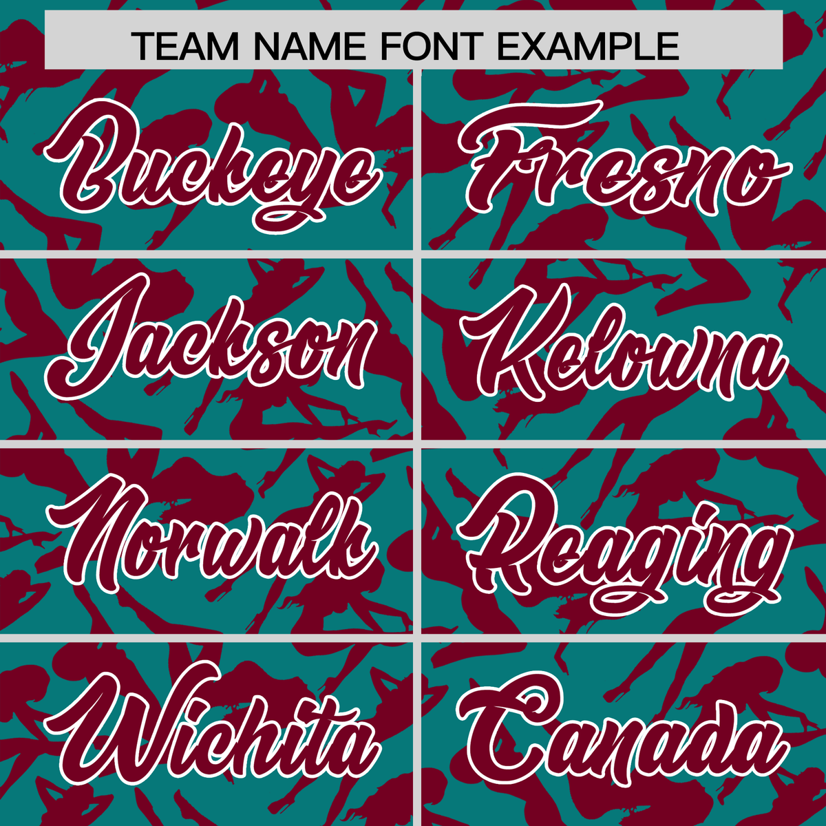 Custom Aqua Crimson Playboy Graffiti Pattern Authentic Baseball Jersey| KXKSHOP