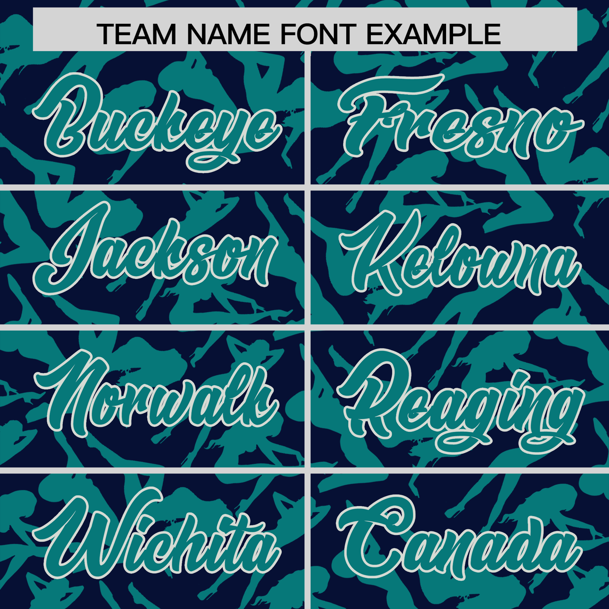 Custom Navy Aqua Playboy Graffiti Pattern Authentic Baseball Jersey| KXKSHOP