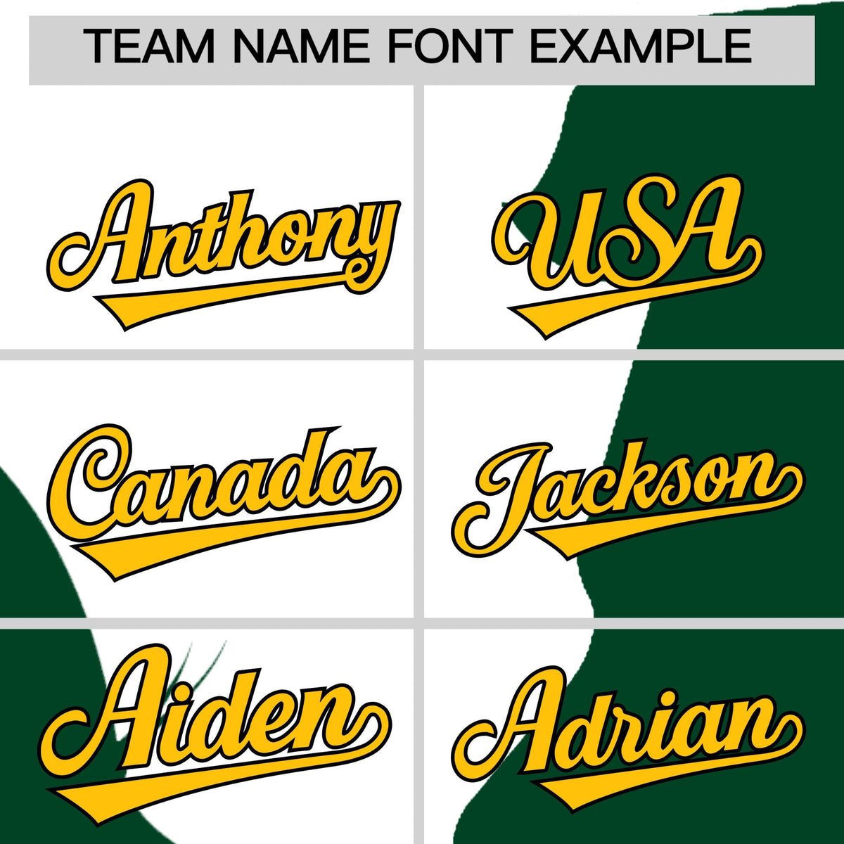 Custom Gold Green White Silhouettes of Loving Couple Valentine's Day Baseball Jersey| KXKSHOP