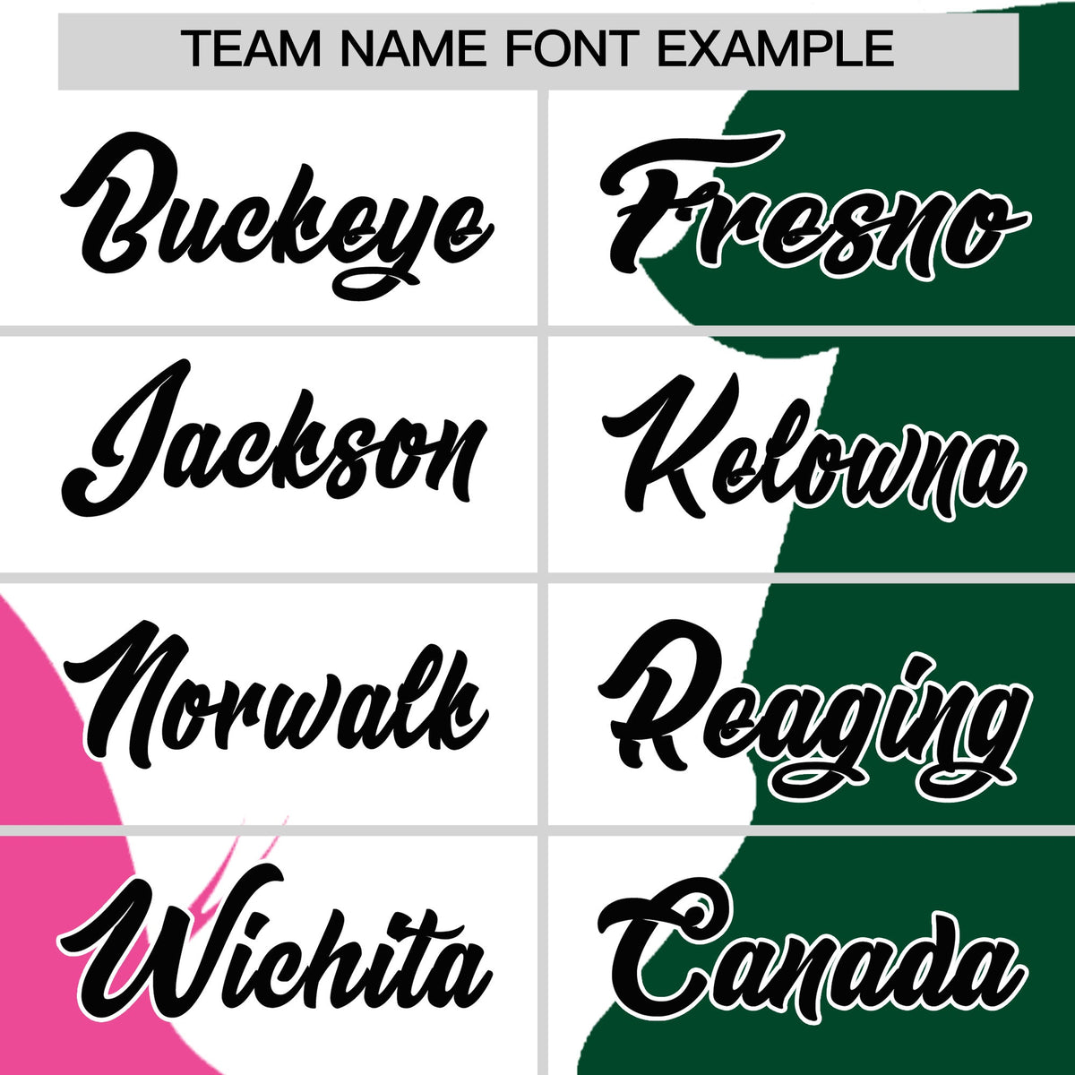 Custom Green Pink White Silhouettes of Loving Couple Valentine's Day Baseball Jersey| KXKSHOP