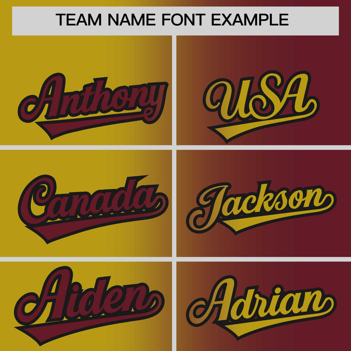 Custom Old Gold Maroon Two Tone Gradient Fashion Authentic Baseball Jersey