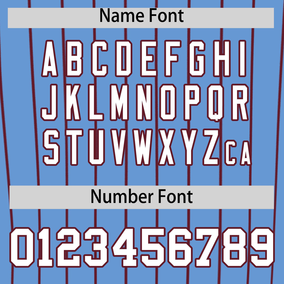 Custom Powder Blue Maroon Stripe Fashion Authentic Baseball Jersey