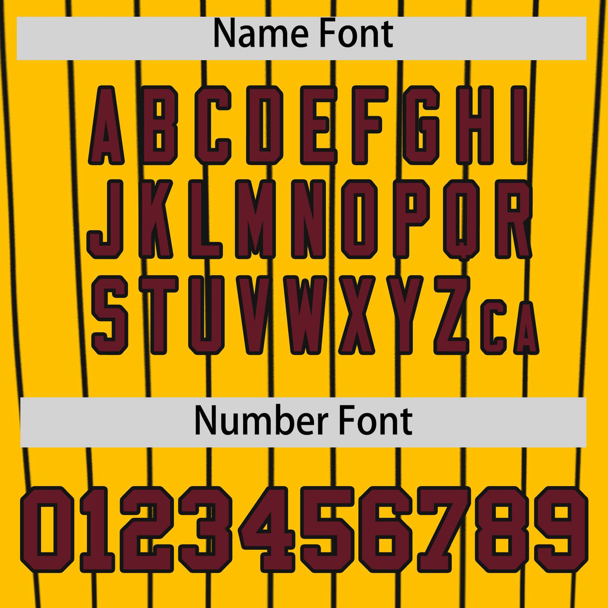 Custom Yellow Black Stripe Fashion Authentic Baseball Jersey