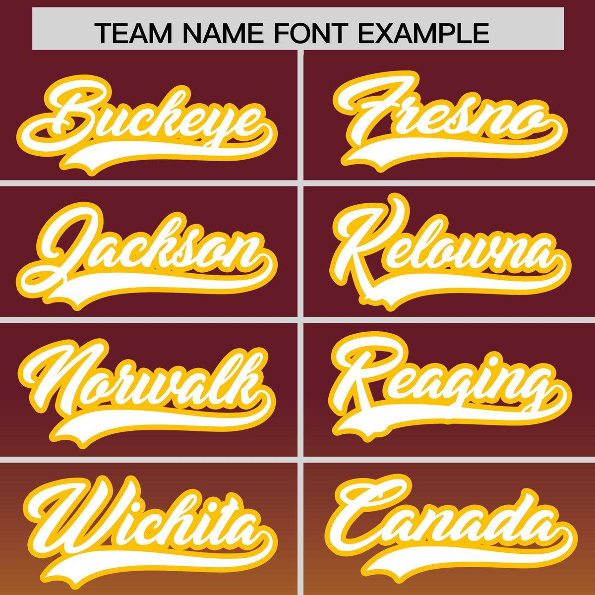 Custom Maroon Yellow Gradient Fashion Authentic Baseball Jersey