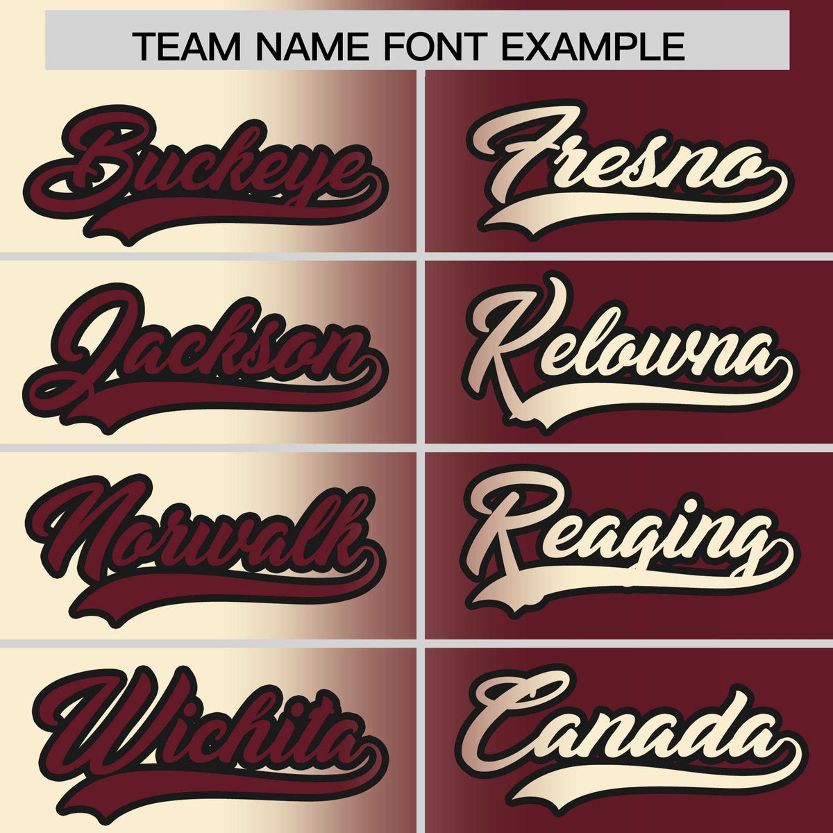 Custom Cream Maroon Two Tone Gradient Fashion Authentic Baseball Jersey