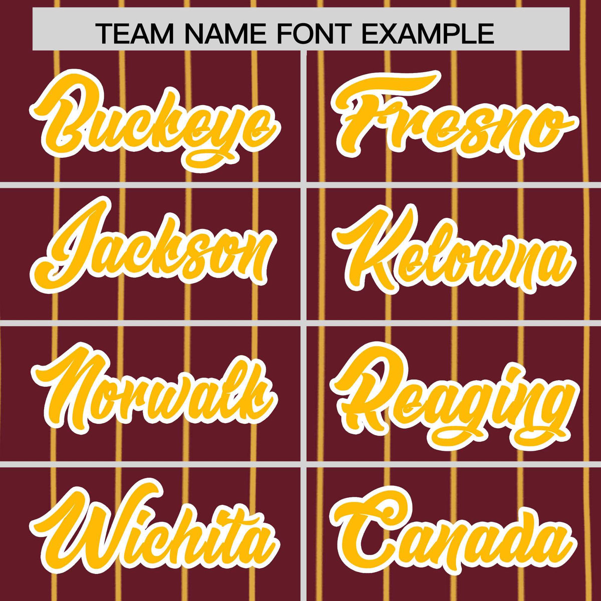 Custom Maroon Yellow Stripe Fashion Authentic Baseball Jersey