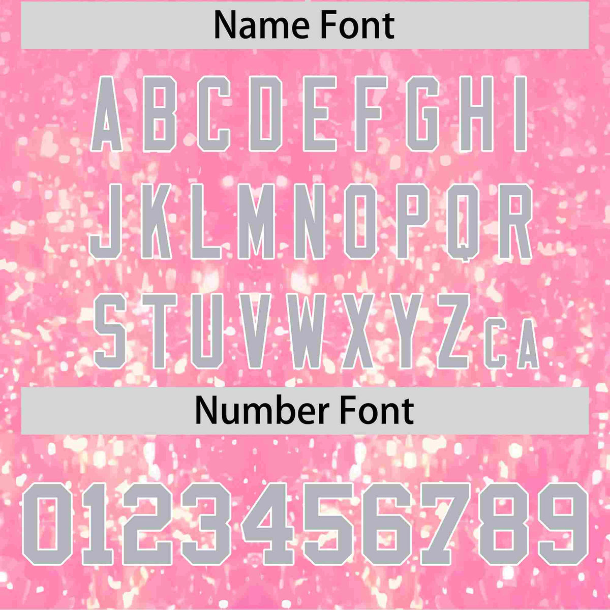 Custom Pink Gray Sparkle-Effect Pattern Gradient Fashion Authentic Baseball Jersey