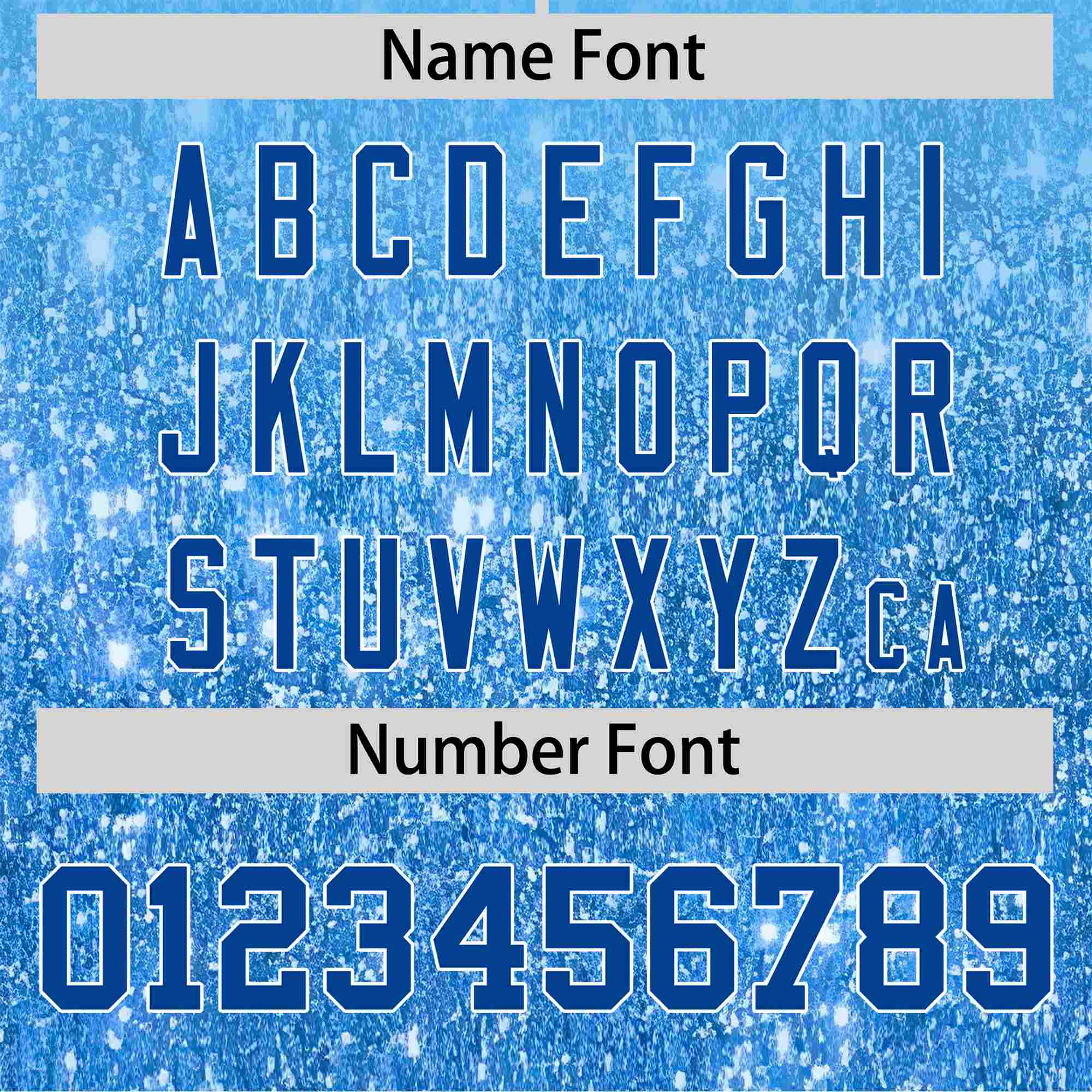 Custom Light Blue Royal Sparkle-Effect Pattern Gradient Fashion Authentic Baseball Jersey