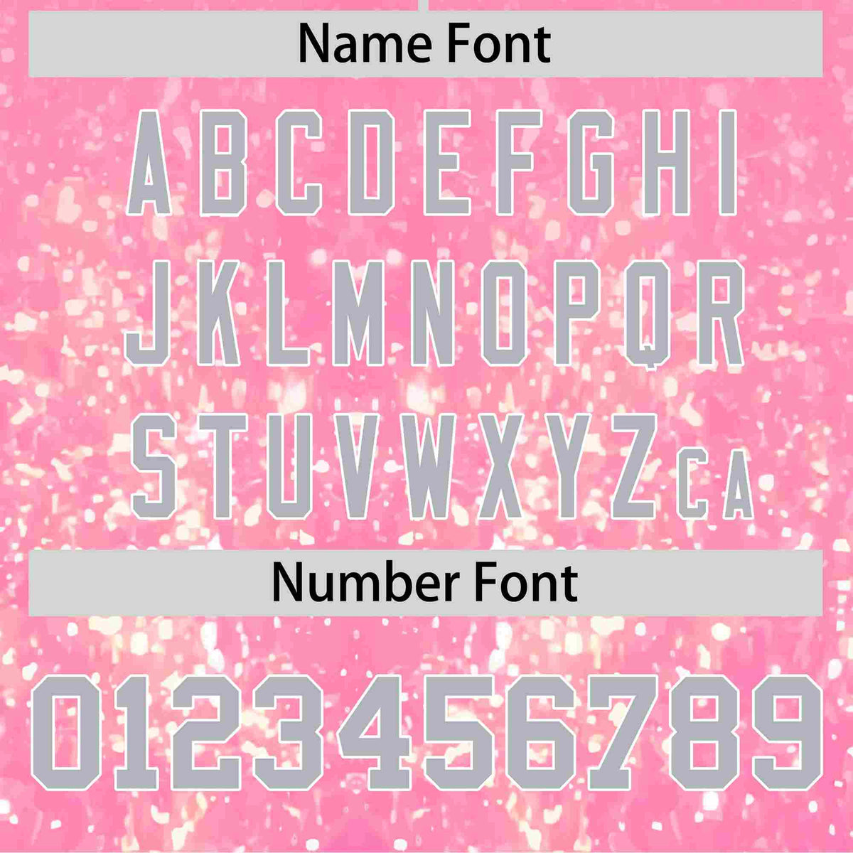 Custom Pink Gray Sparkle-Effect Pattern Gradient Fashion Authentic Baseball Jersey